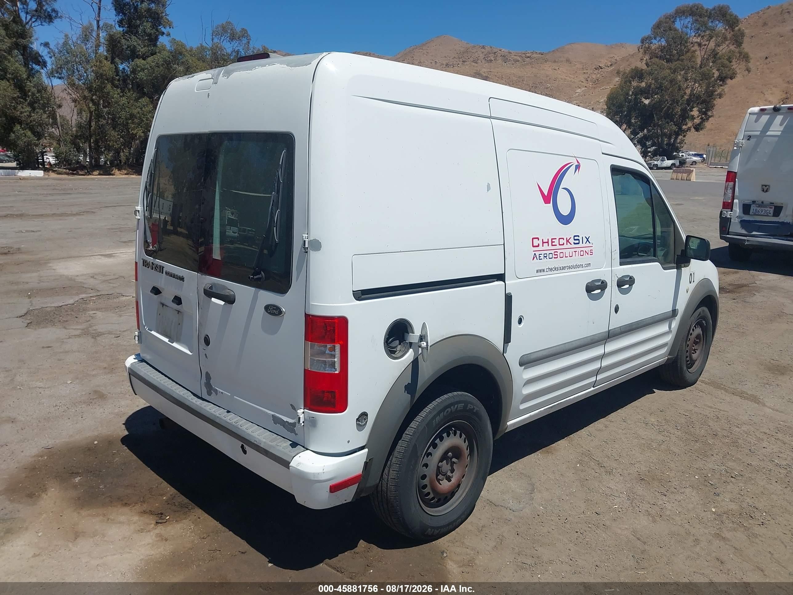 2010 Ford Transit Connect Xlt White vin: NM0LS7BN9AT014694