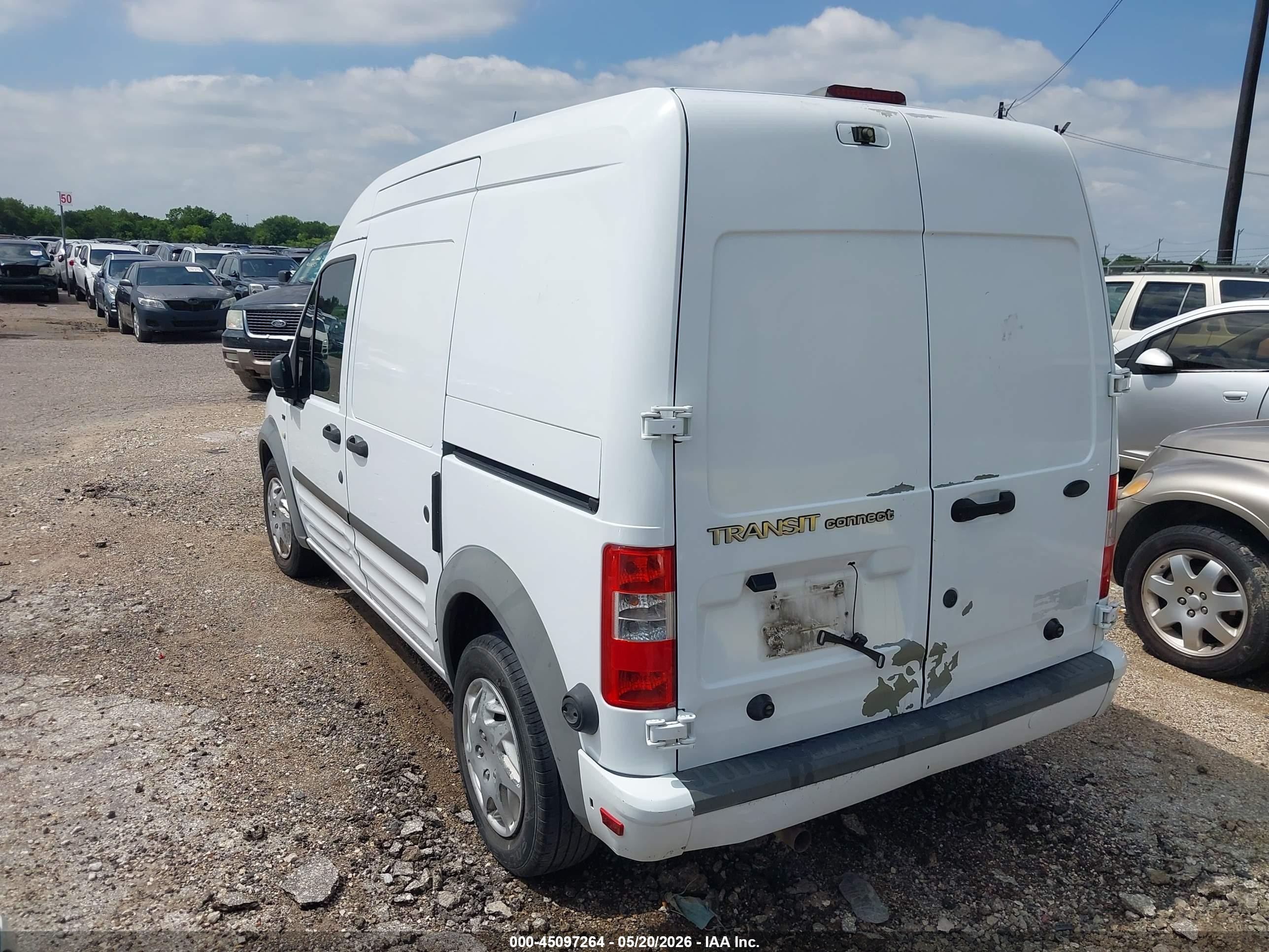 2010 Ford Transit Connect Xlt White vin: NM0LS7BN9AT035173
