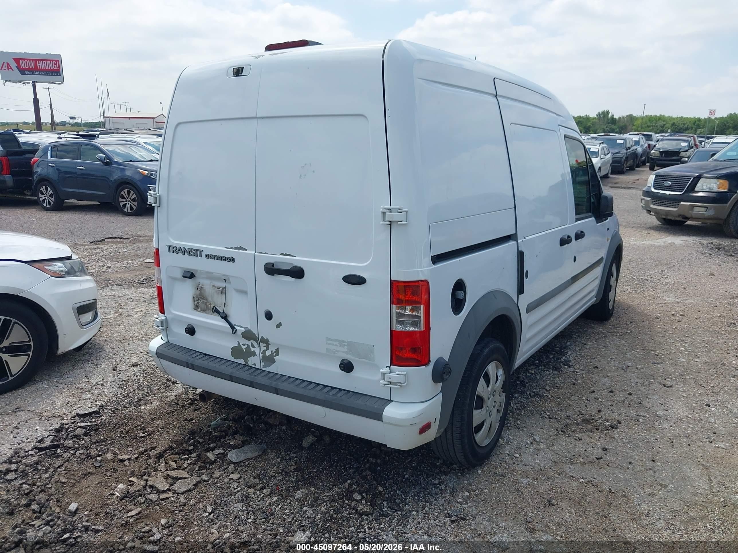 2010 Ford Transit Connect Xlt White vin: NM0LS7BN9AT035173