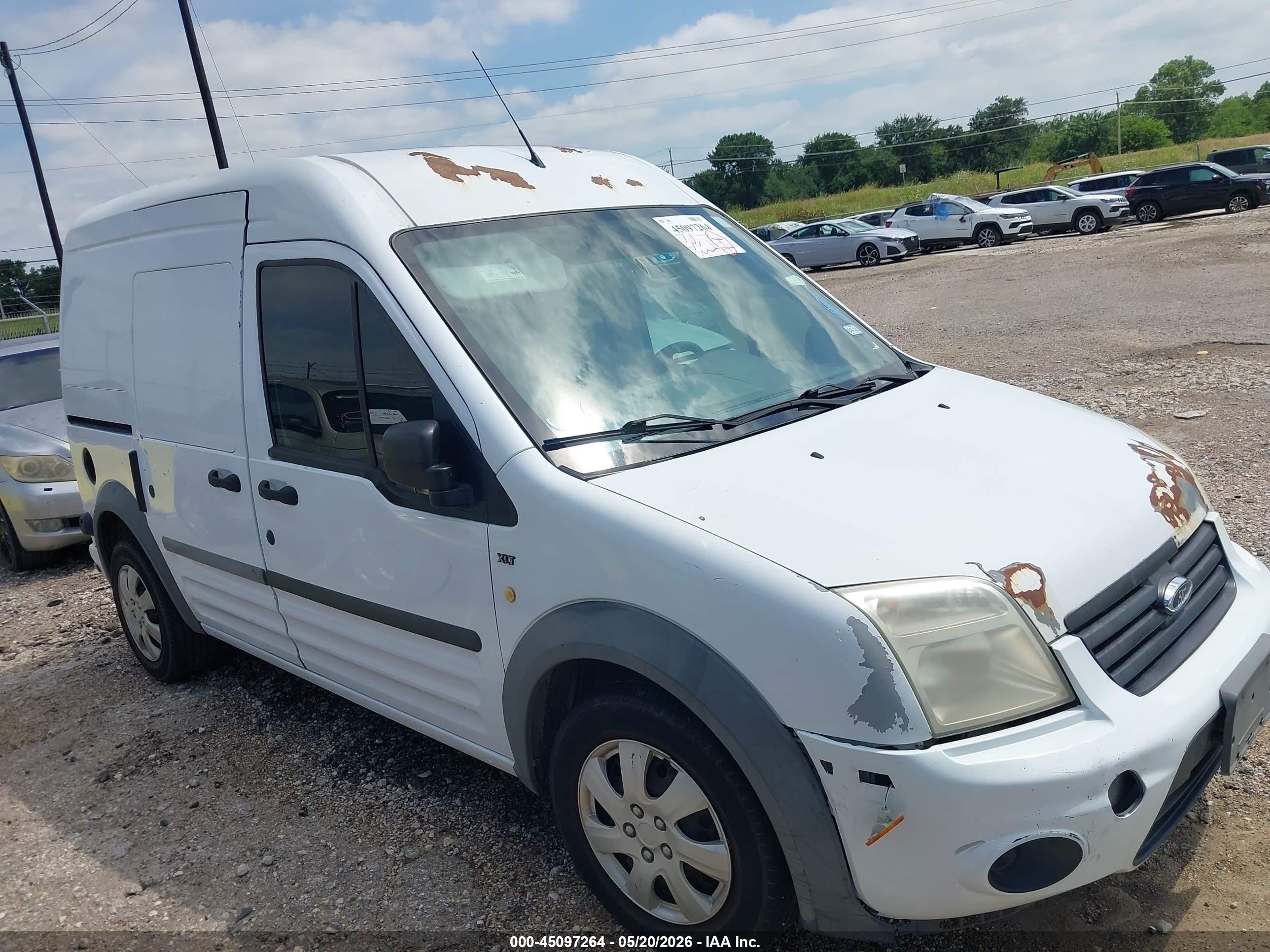 2010 Ford Transit Connect Xlt White vin: NM0LS7BN9AT035173