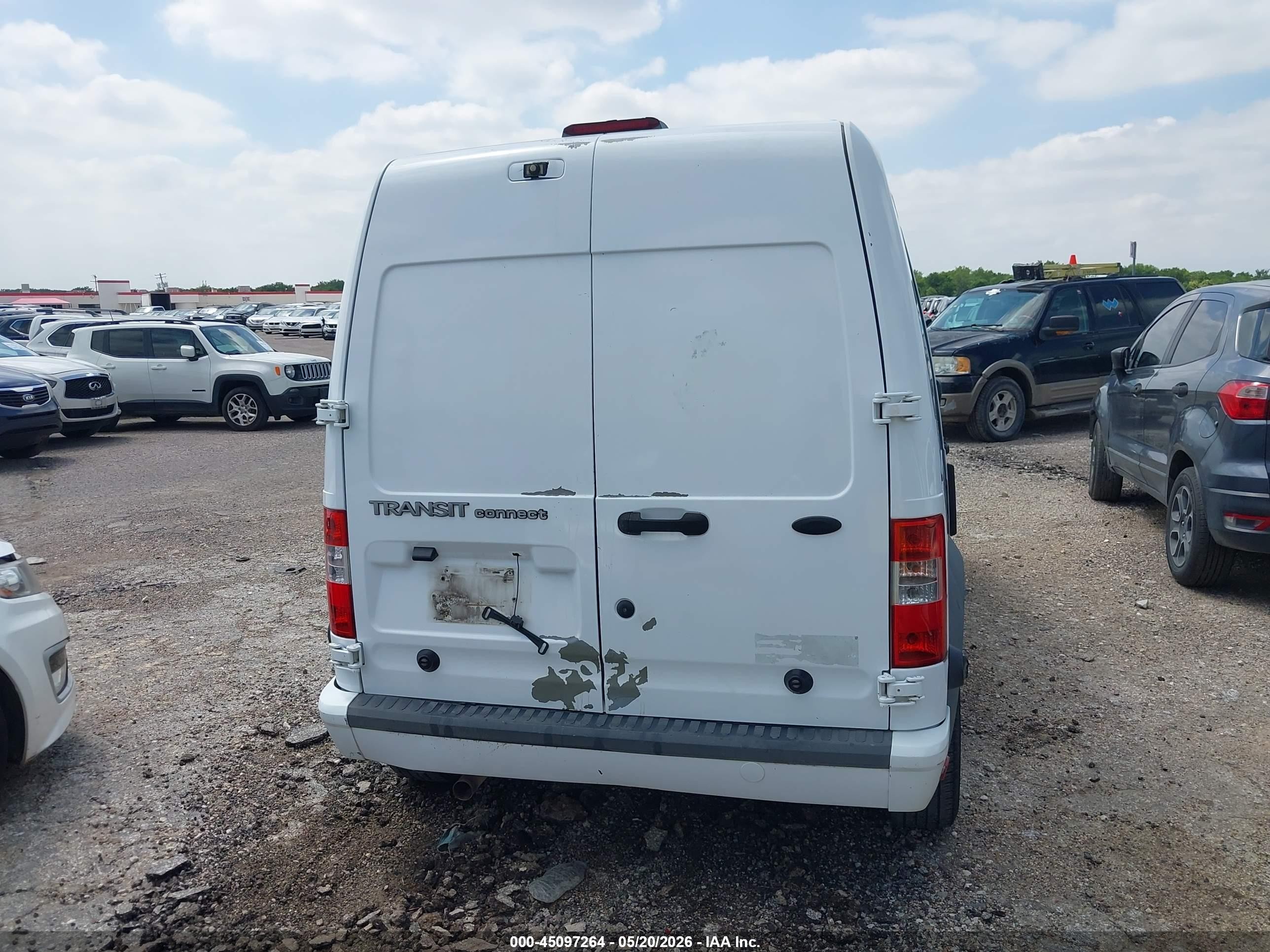 2010 Ford Transit Connect Xlt White vin: NM0LS7BN9AT035173