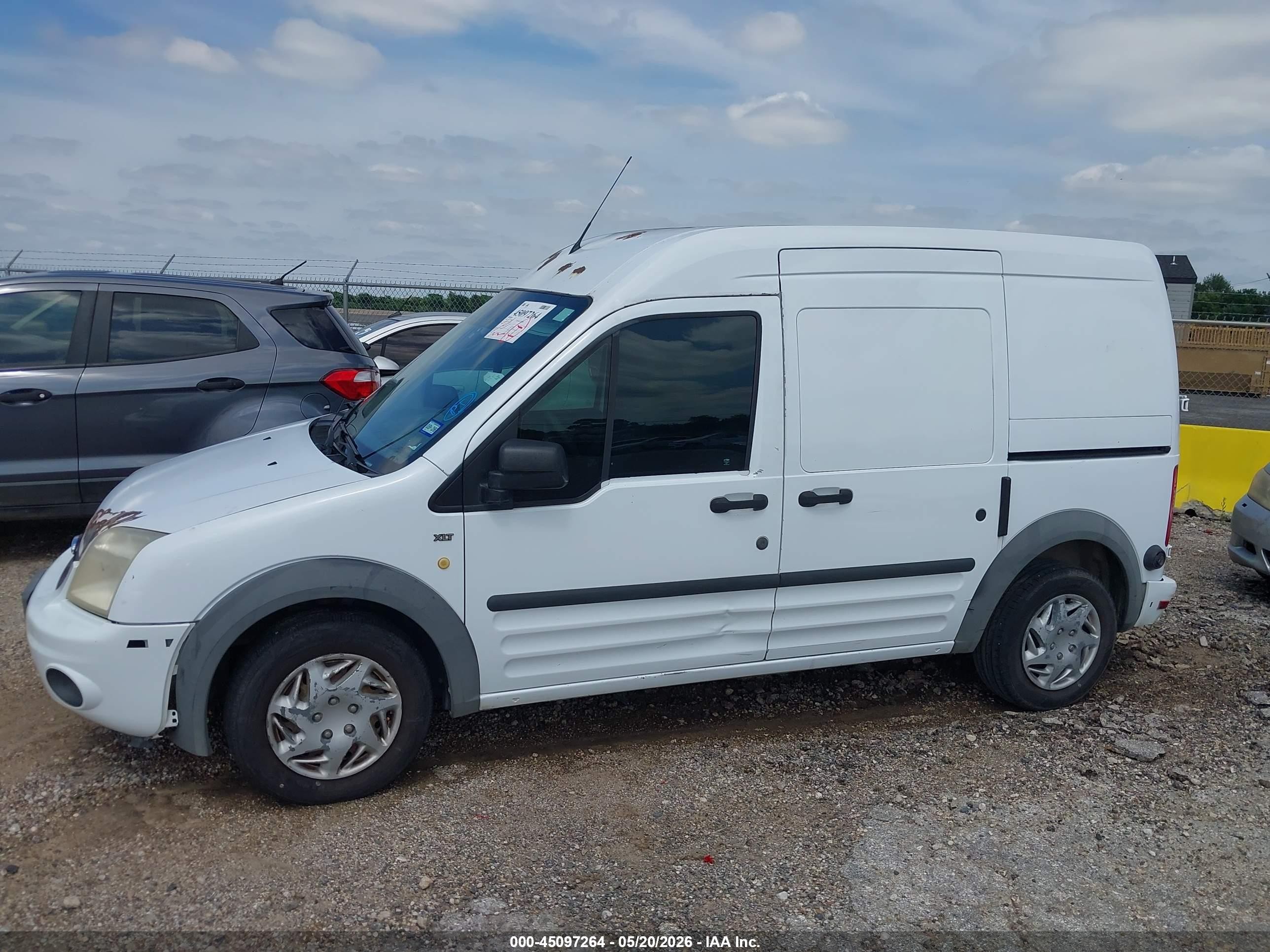 2010 Ford Transit Connect Xlt White vin: NM0LS7BN9AT035173