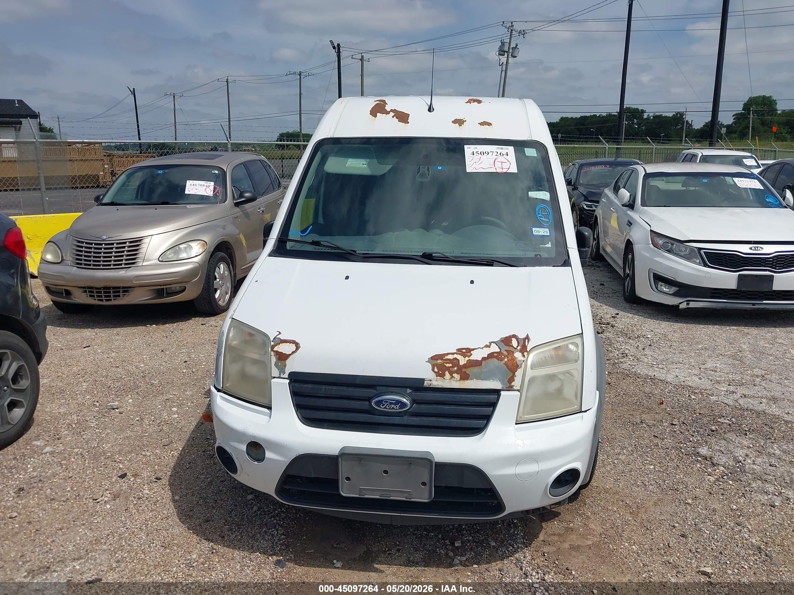 2010 Ford Transit Connect Xlt White vin: NM0LS7BN9AT035173