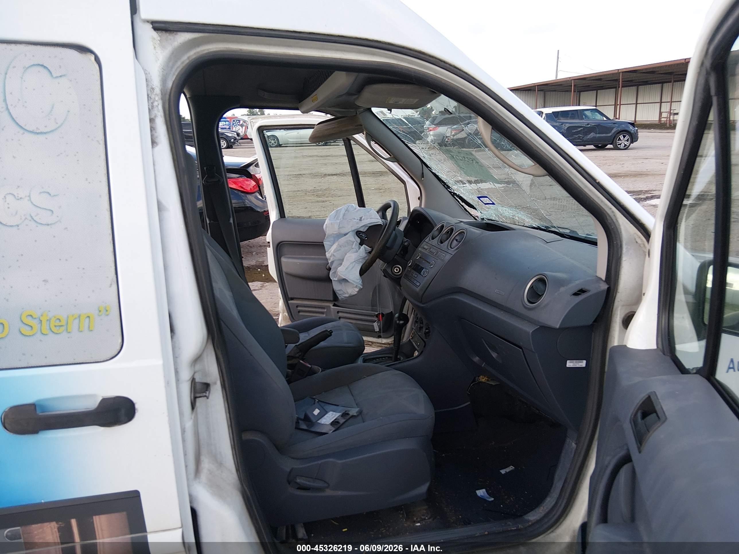 2013 Ford Transit Connect Xlt White vin: NM0LS7BN9DT150599