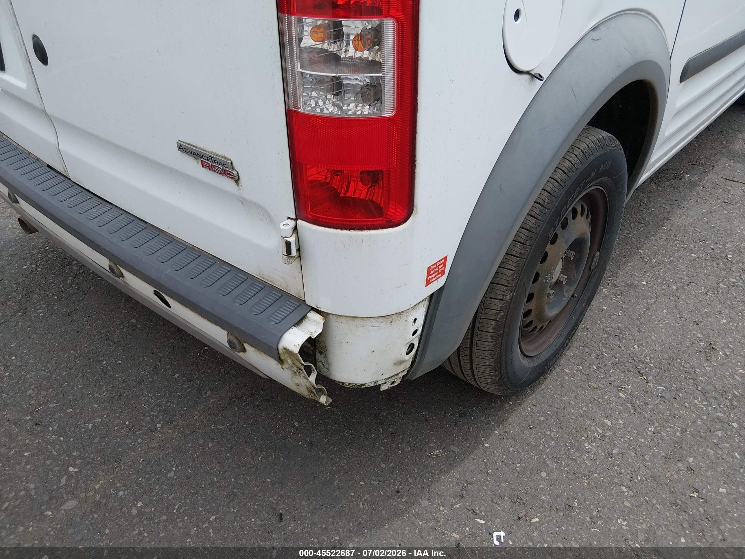 2013 Ford Transit Connect Xlt White vin: NM0LS7BN9DT167287