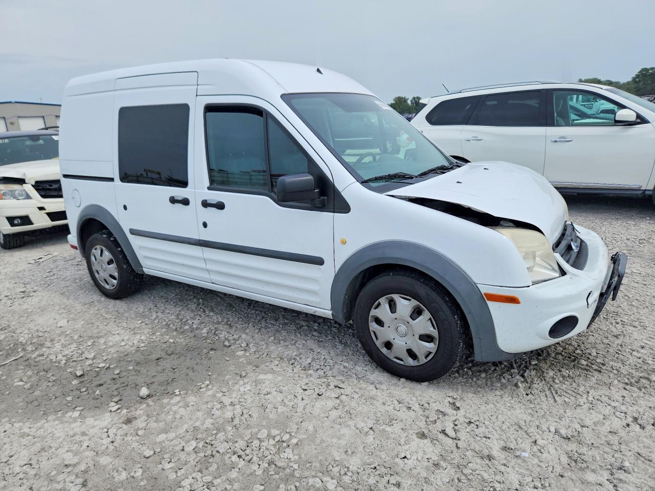 2010 Ford Transit Connect Xlt White vin: NM0LS7BNXAT037367