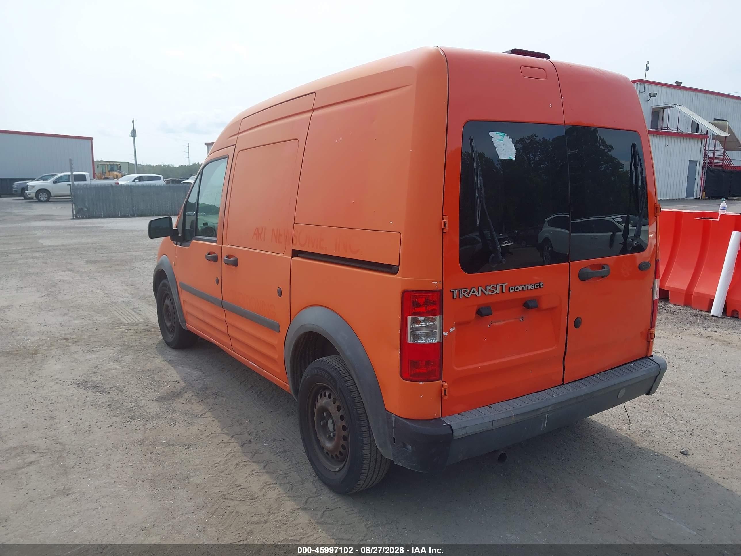 2010 Ford Transit Connect Xl Orange vin: NM0LS7CN1AT028166
