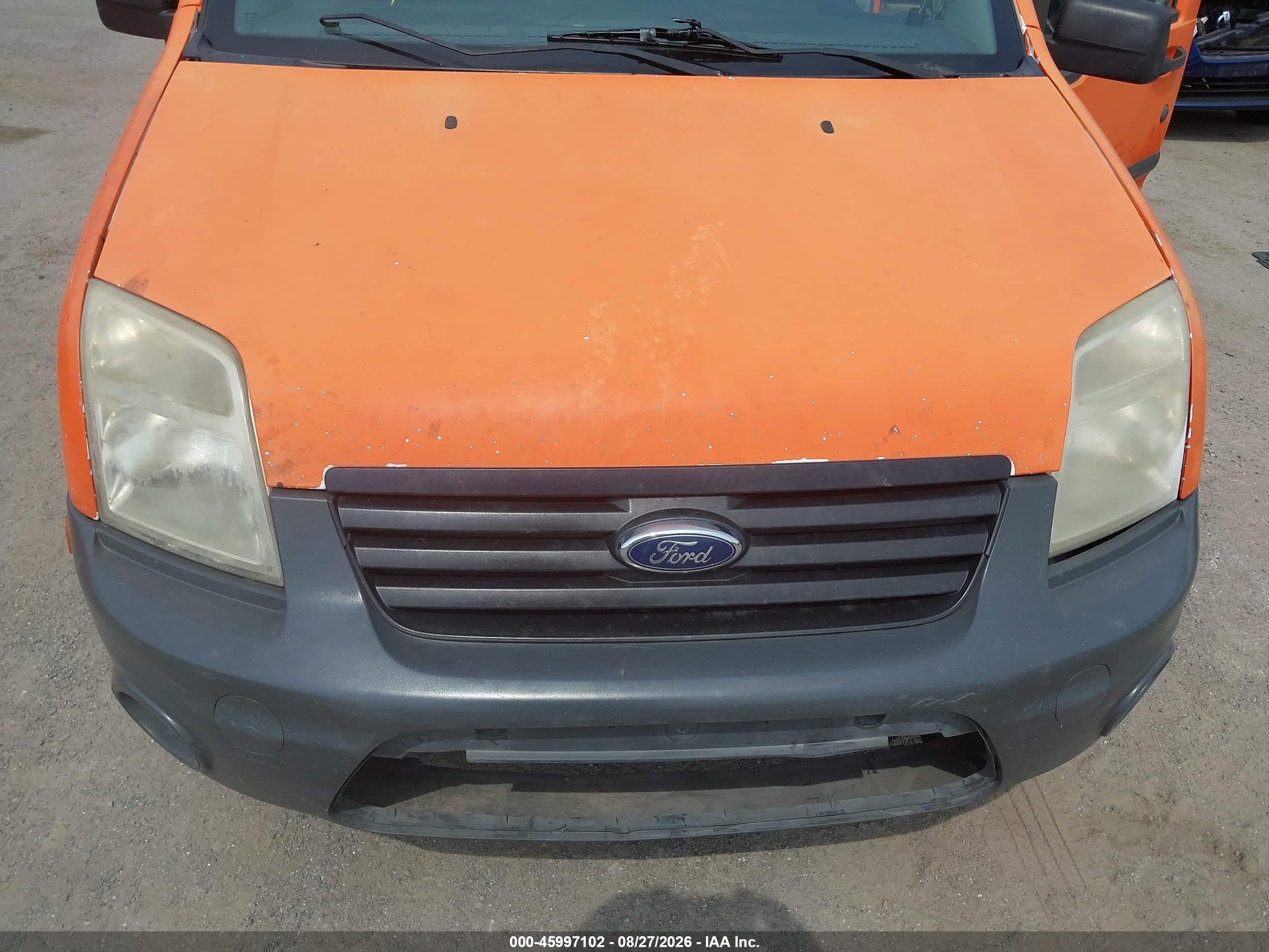 2010 Ford Transit Connect Xl Orange vin: NM0LS7CN1AT028166
