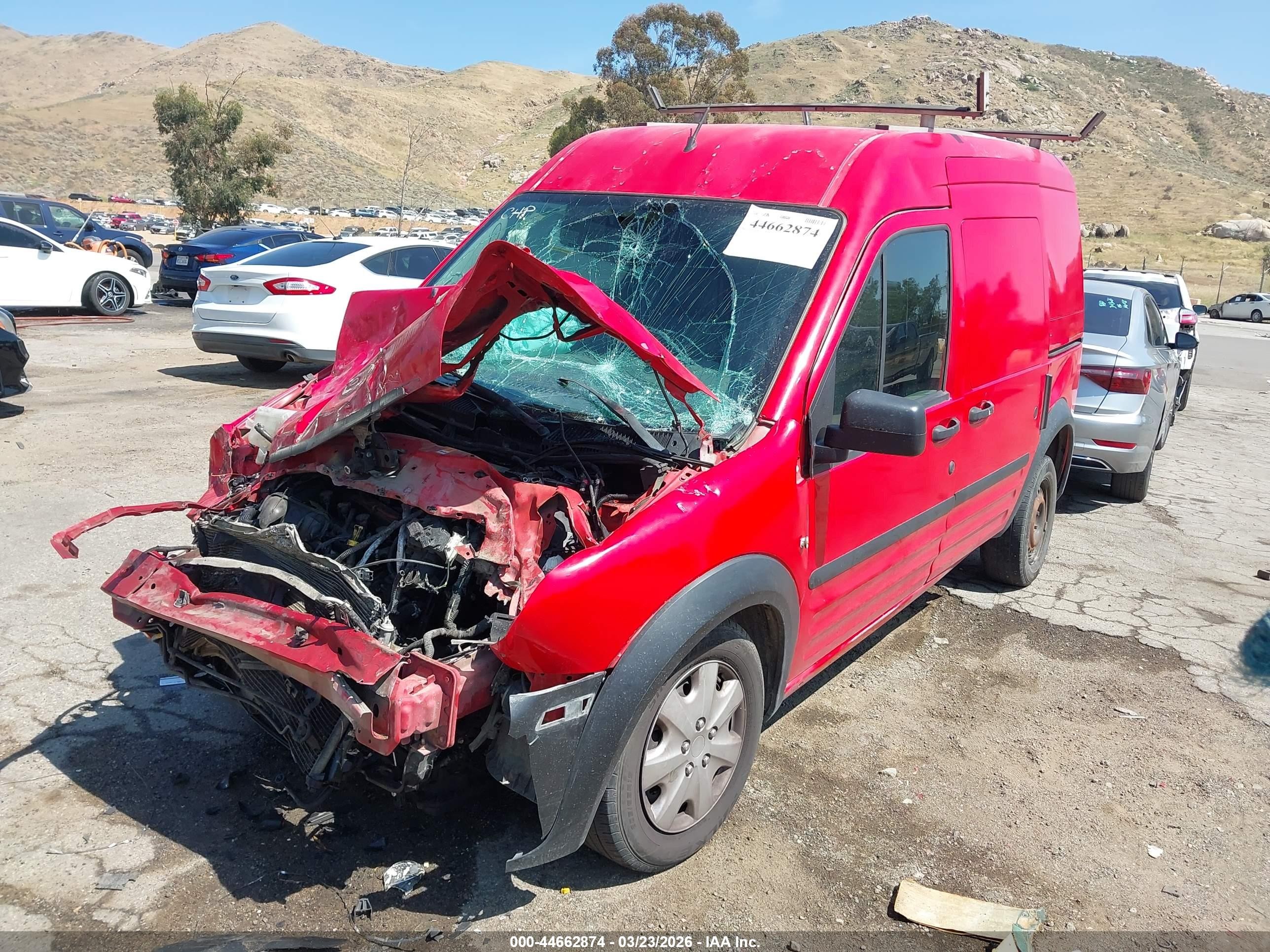 2013 Ford Transit Connect Xl Красный vin: NM0LS7CN2DT126949