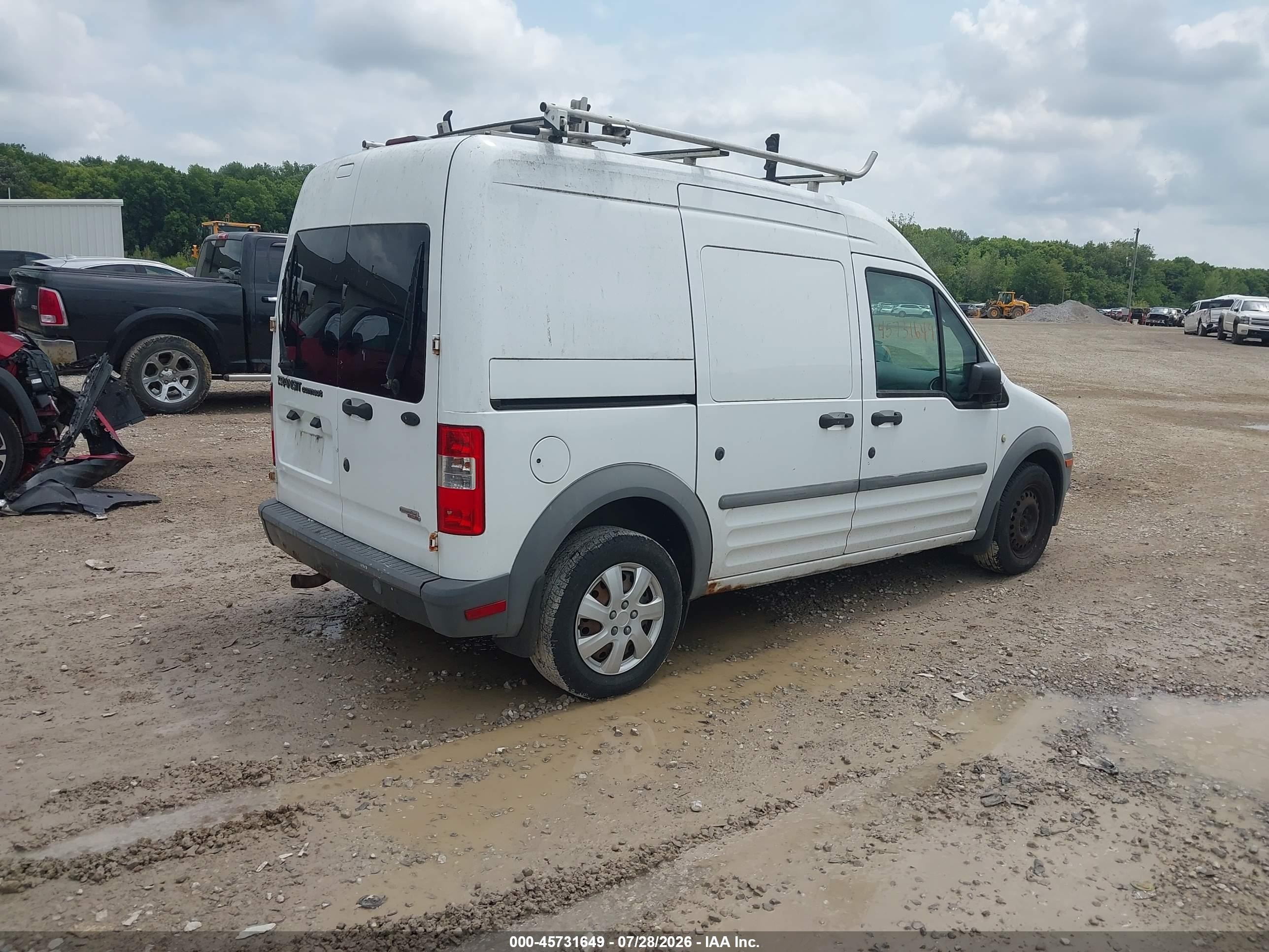 2012 Ford Transit Connect Xl White vin: NM0LS7CN8CT076749