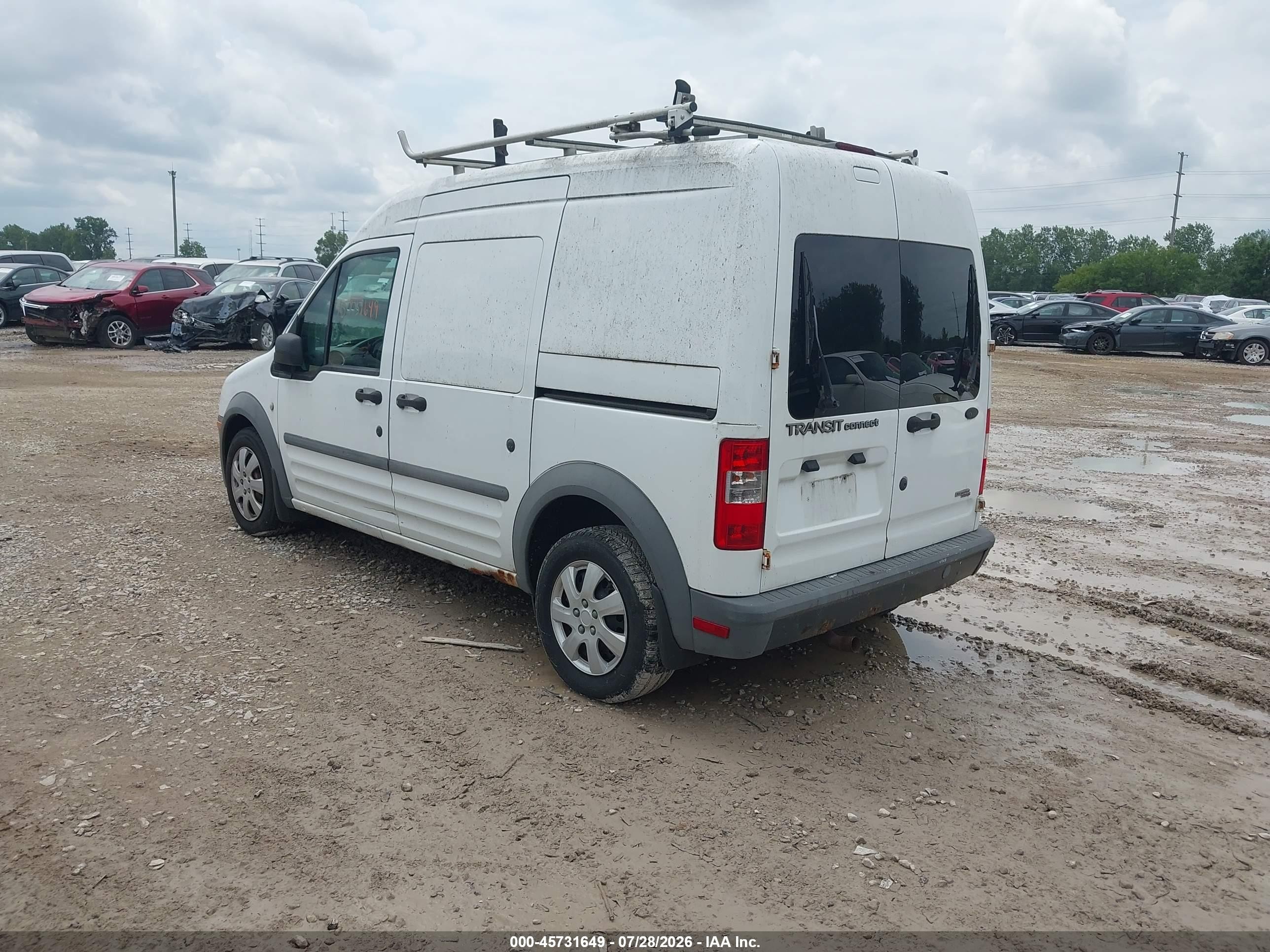 2012 Ford Transit Connect Xl White vin: NM0LS7CN8CT076749
