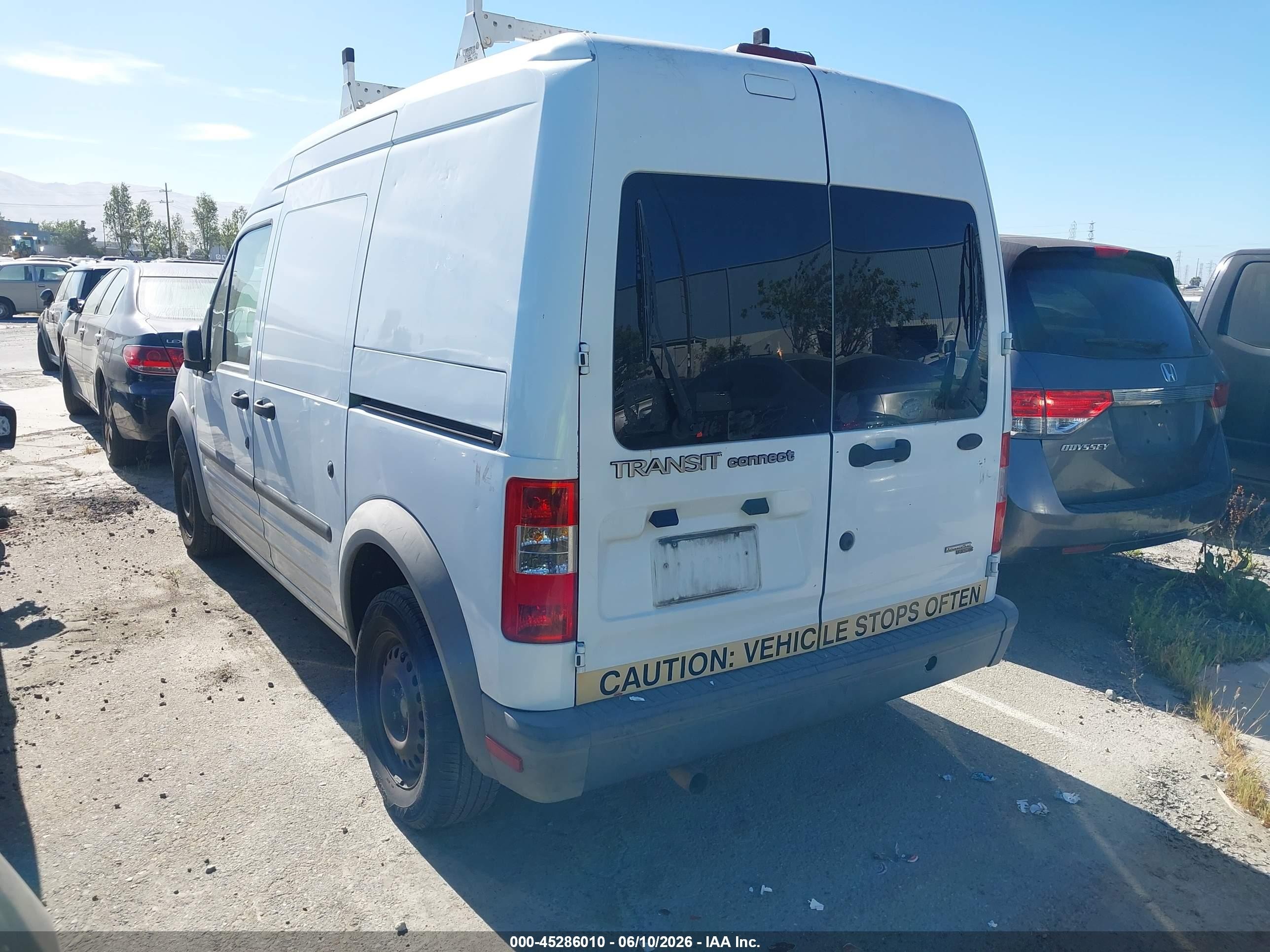 2013 Ford Transit Connect Xl White vin: NM0LS7CN9DT154375
