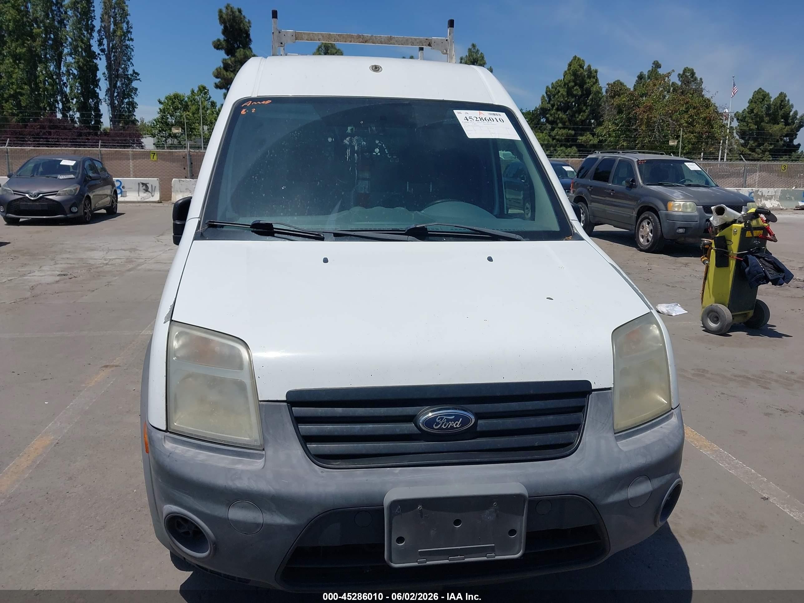 2013 Ford Transit Connect Xl White vin: NM0LS7CN9DT154375