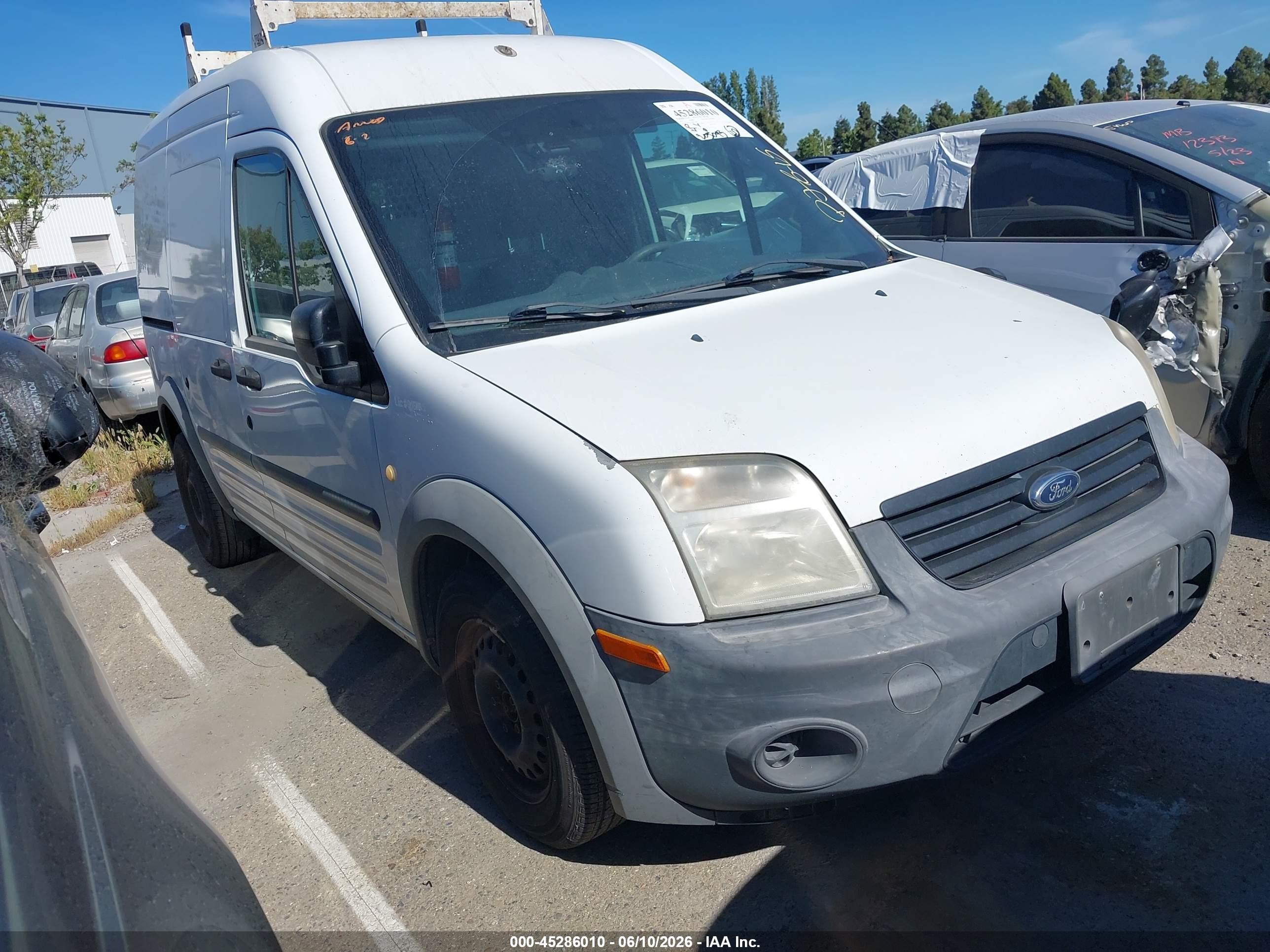 2013 Ford Transit Connect Xl White vin: NM0LS7CN9DT154375