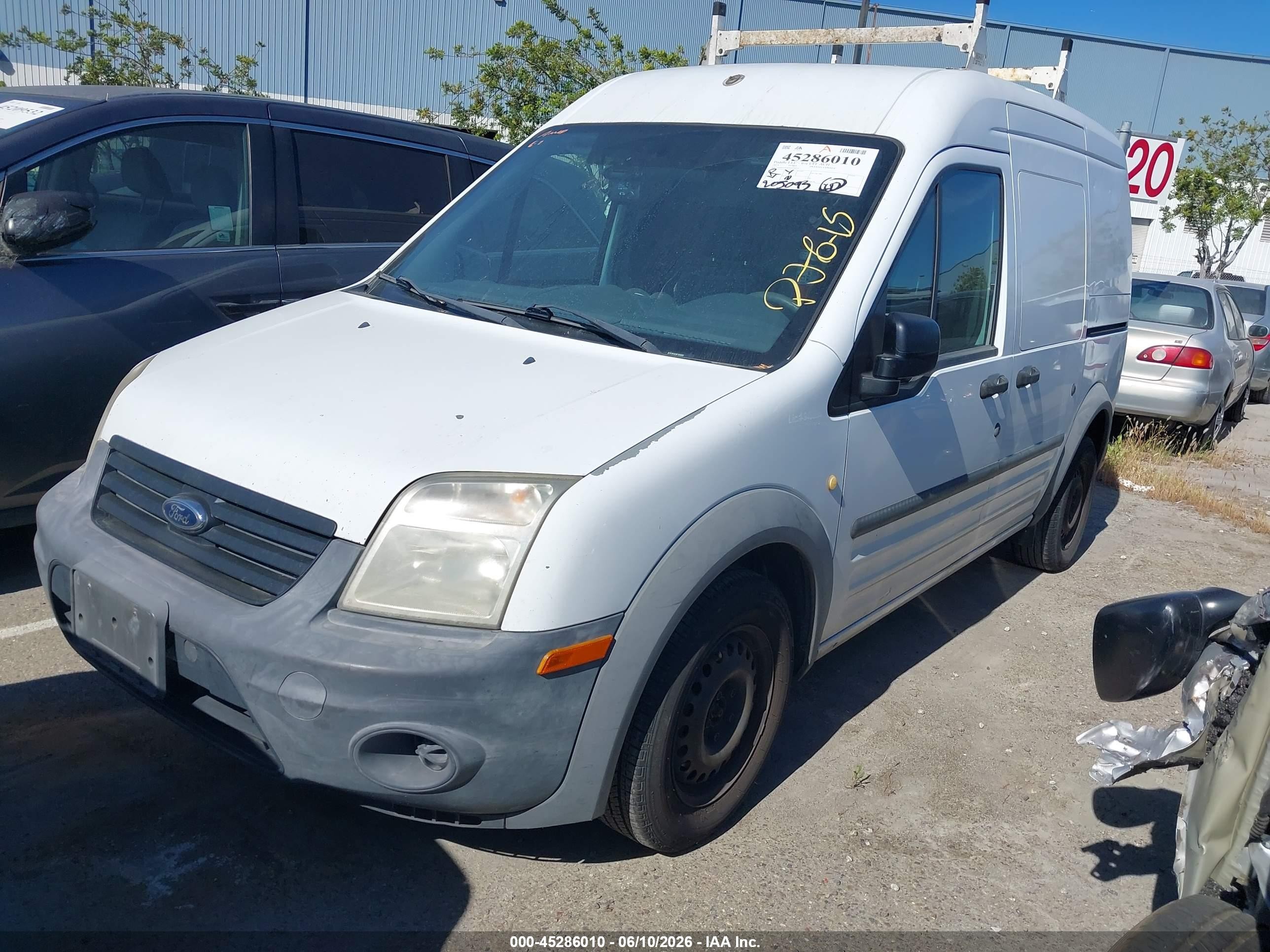 2013 Ford Transit Connect Xl White vin: NM0LS7CN9DT154375