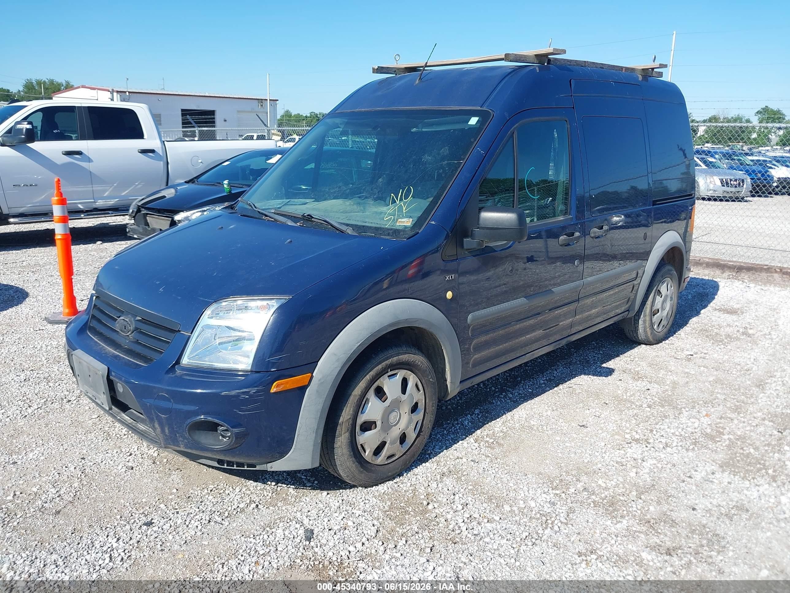 2013 Ford Transit Connect Xlt Blue vin: NM0LS7DN0DT153713