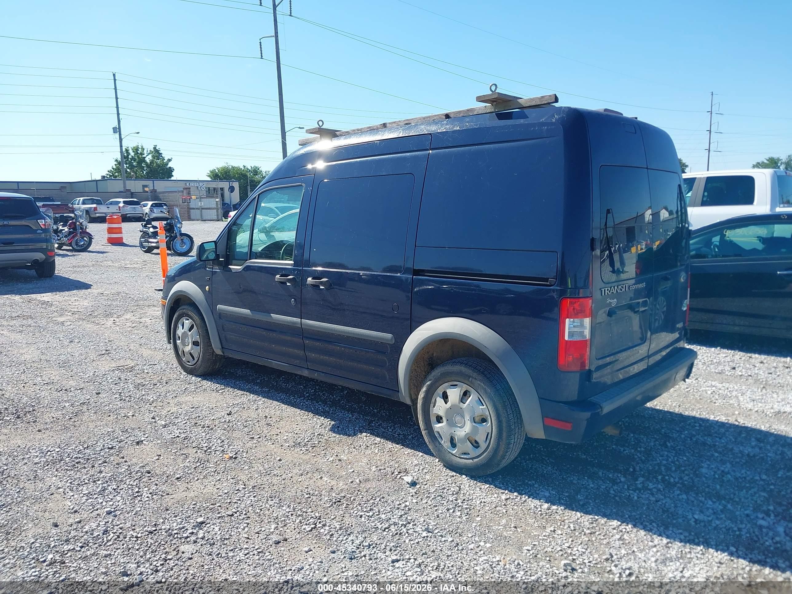 2013 Ford Transit Connect Xlt Blue vin: NM0LS7DN0DT153713
