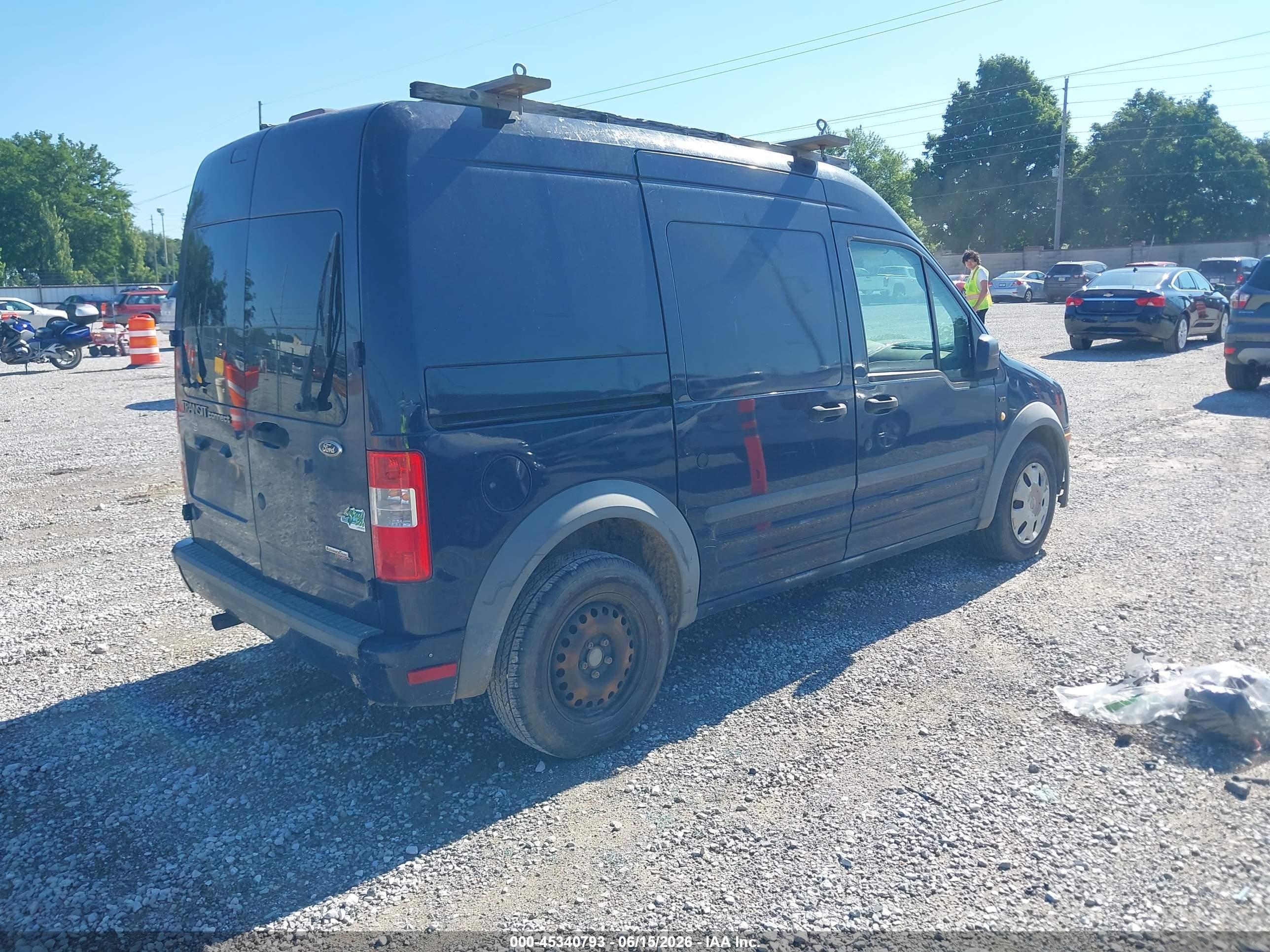 2013 Ford Transit Connect Xlt Blue vin: NM0LS7DN0DT153713