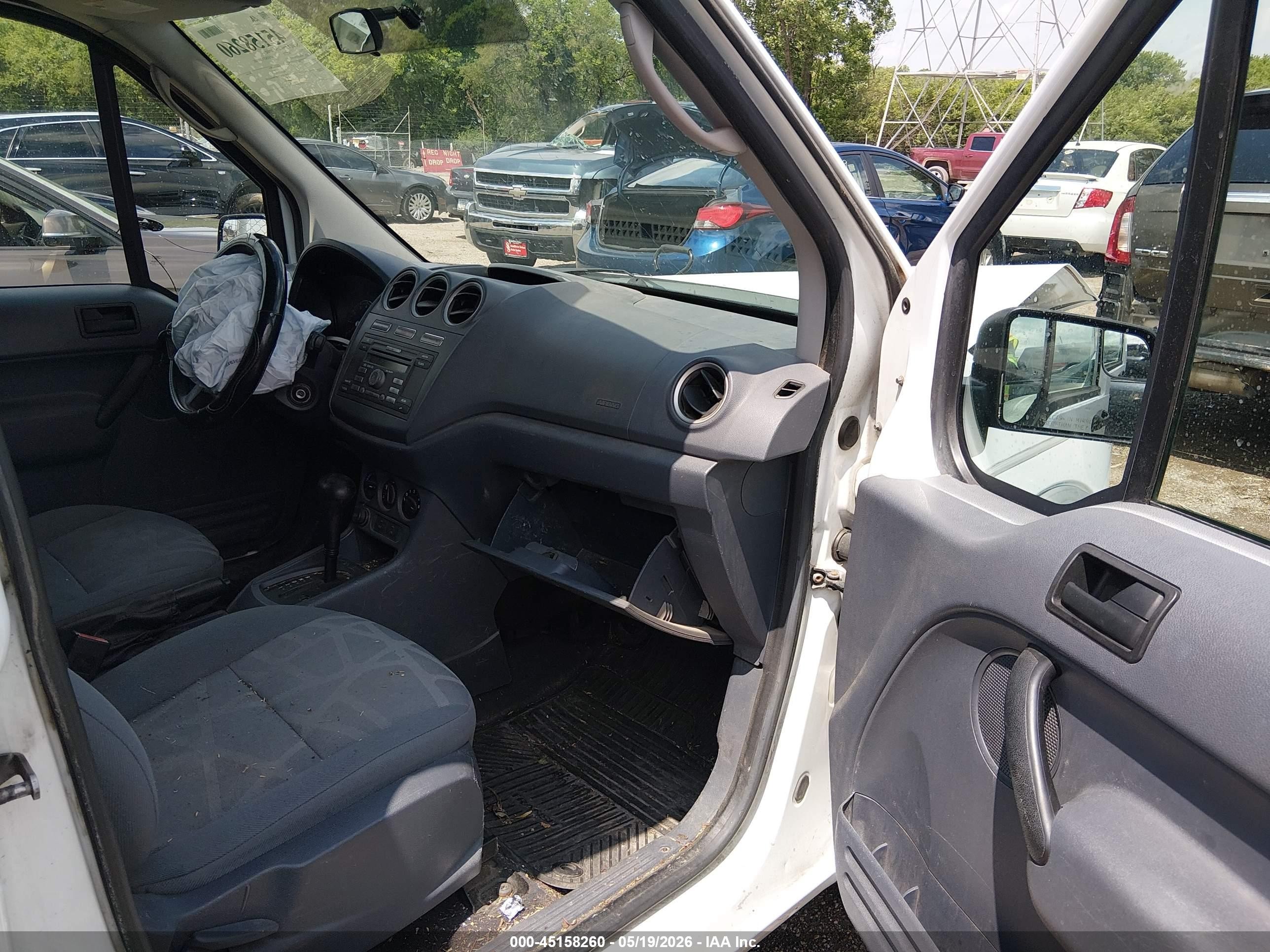 2011 Ford Transit Connect Xlt White vin: NM0LS7DN1BT070367