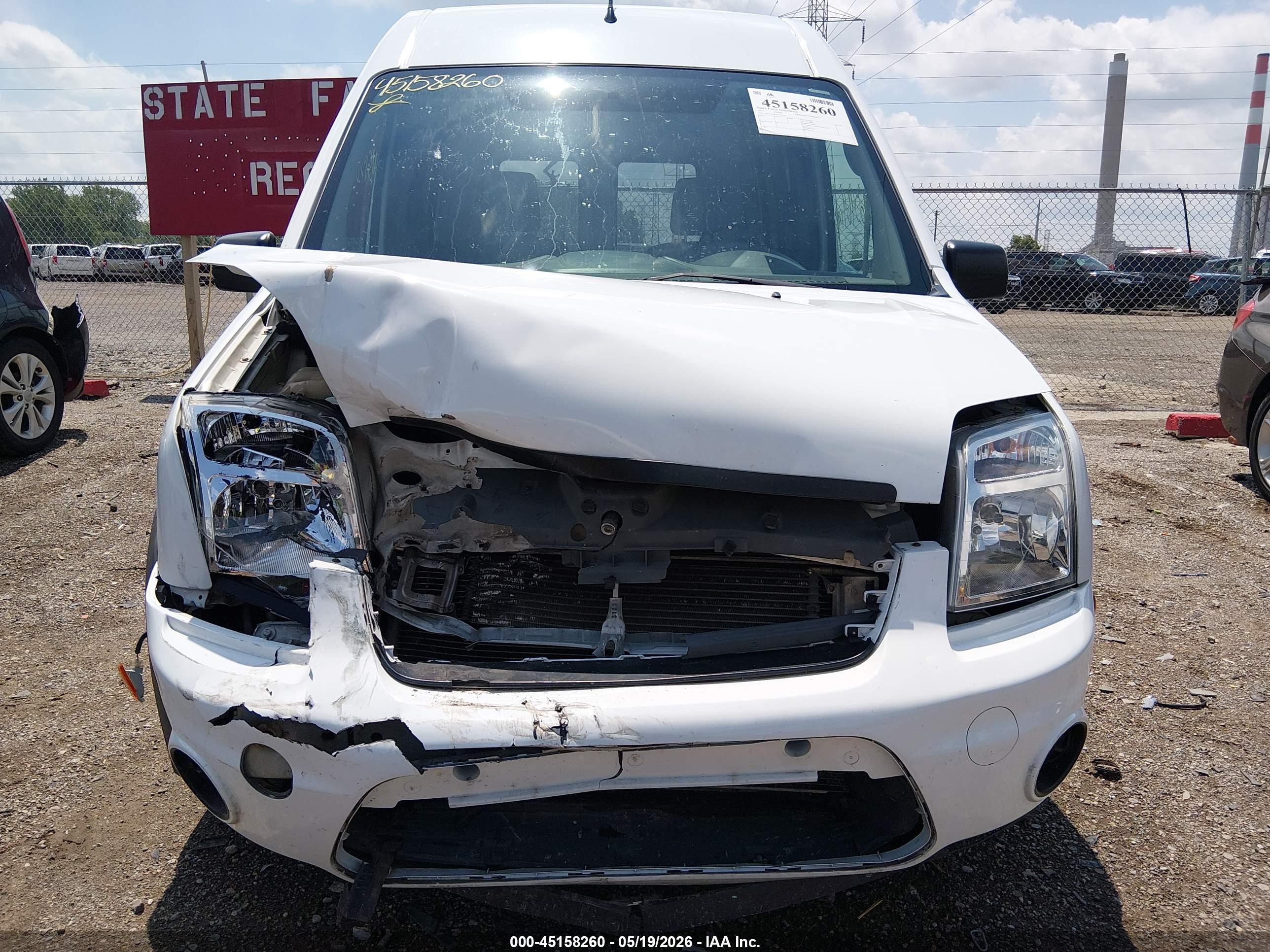 2011 Ford Transit Connect Xlt White vin: NM0LS7DN1BT070367