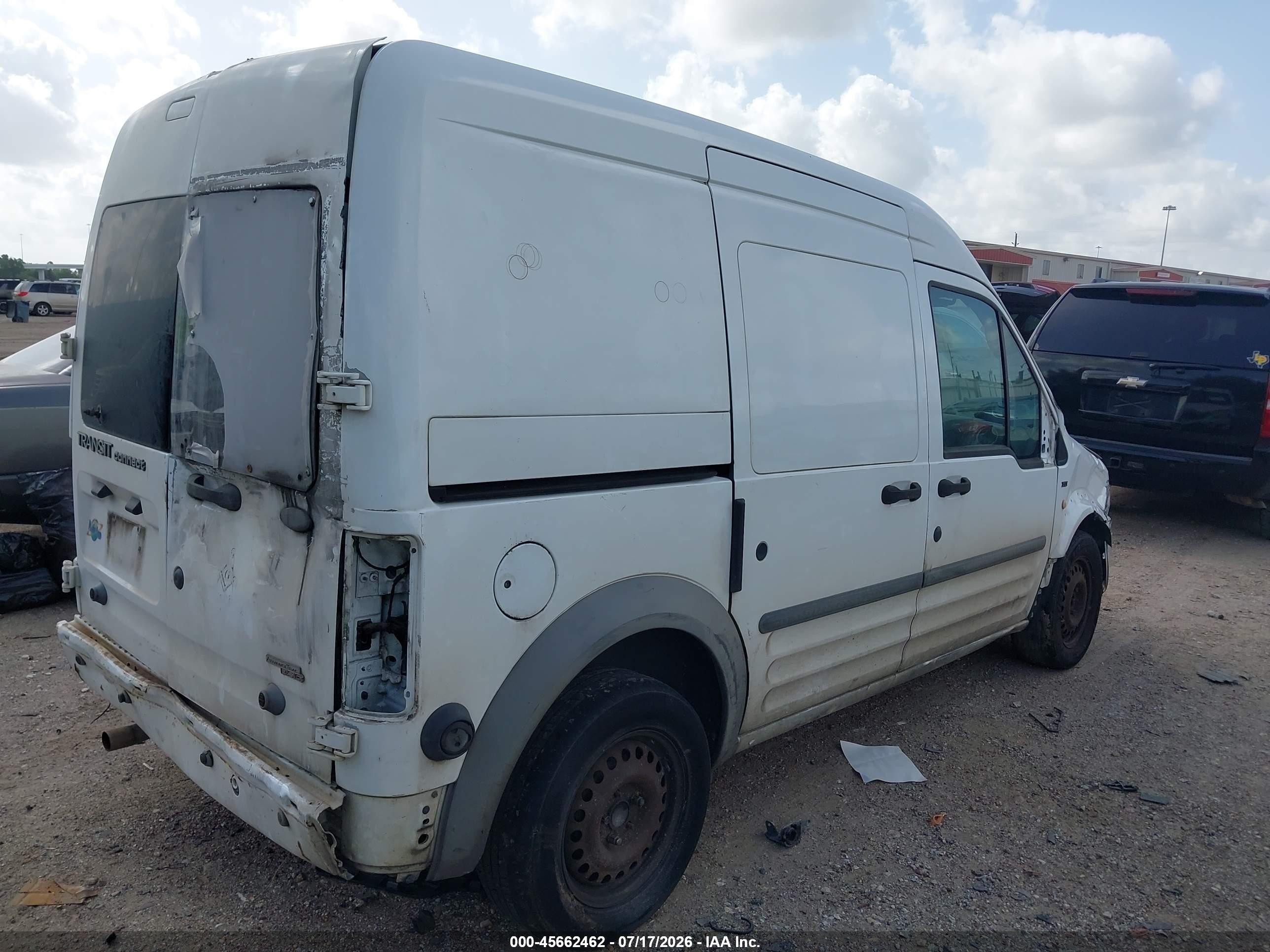 2012 Ford Transit Connect Xlt White vin: NM0LS7DN1CT124512