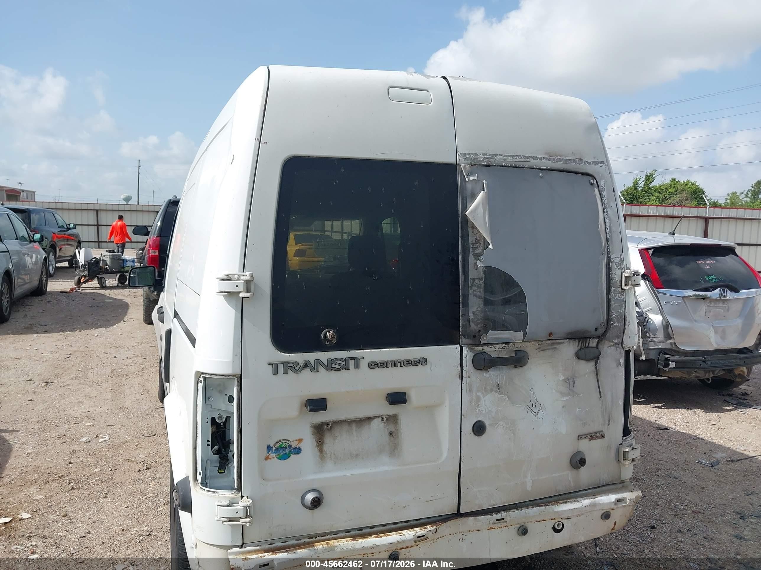 2012 Ford Transit Connect Xlt White vin: NM0LS7DN1CT124512