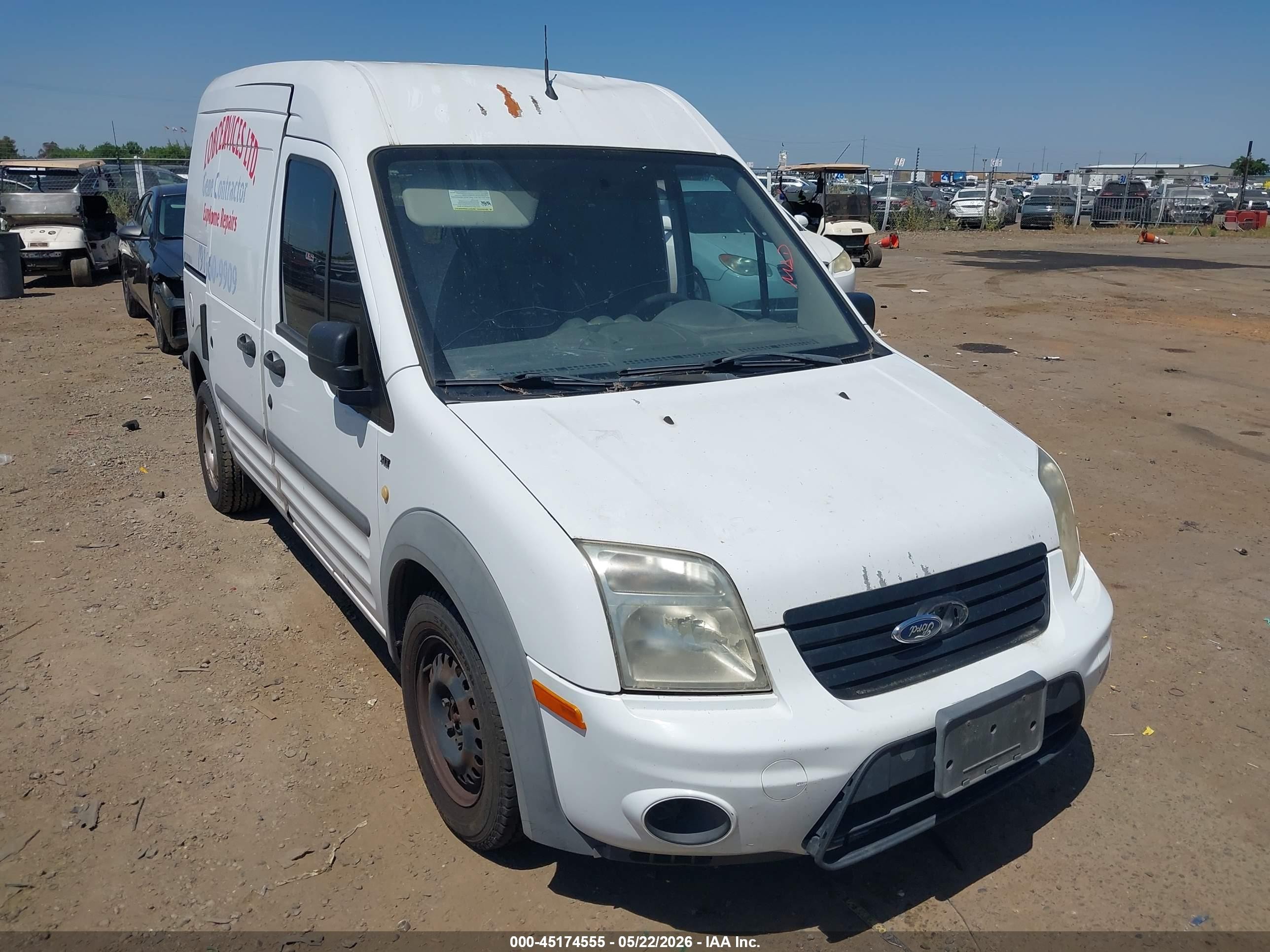 2012 Ford Transit Connect Xlt White vin: NM0LS7DN2CT081900