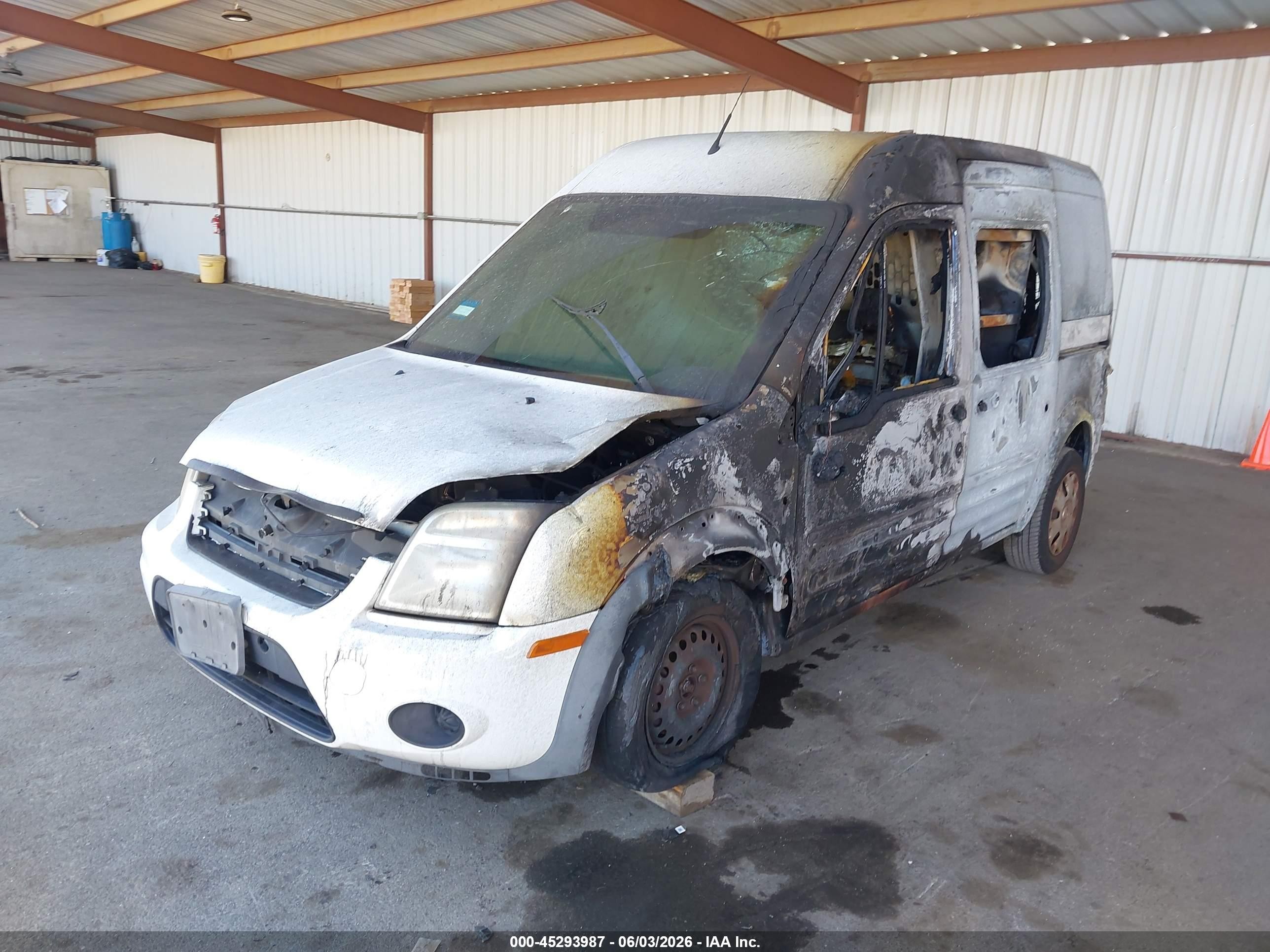 2012 Ford Transit Connect Xlt White vin: NM0LS7DN2CT112627
