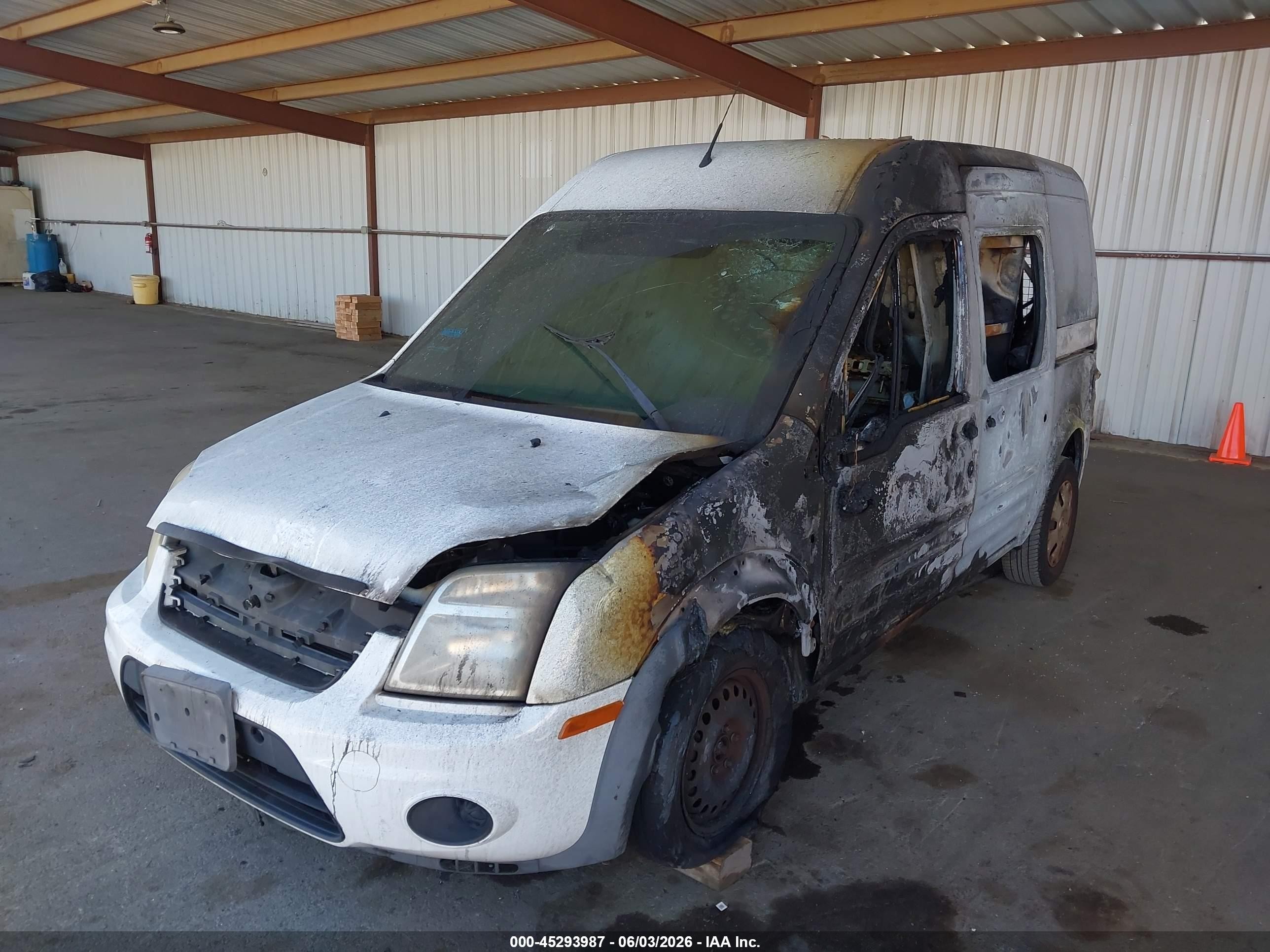 2012 Ford Transit Connect Xlt White vin: NM0LS7DN2CT112627