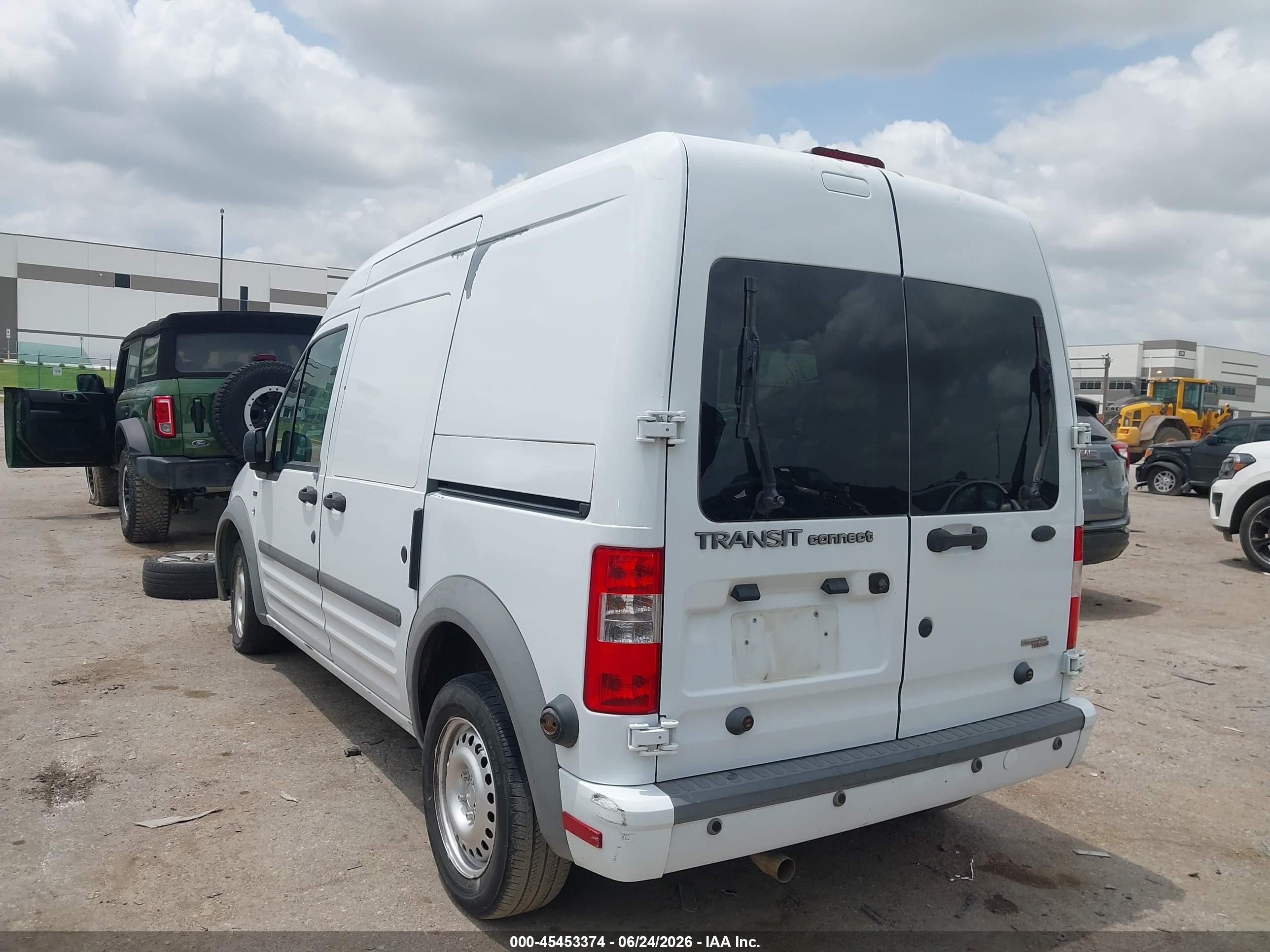 2013 Ford Transit Connect Xlt White vin: NM0LS7DN2DT162266