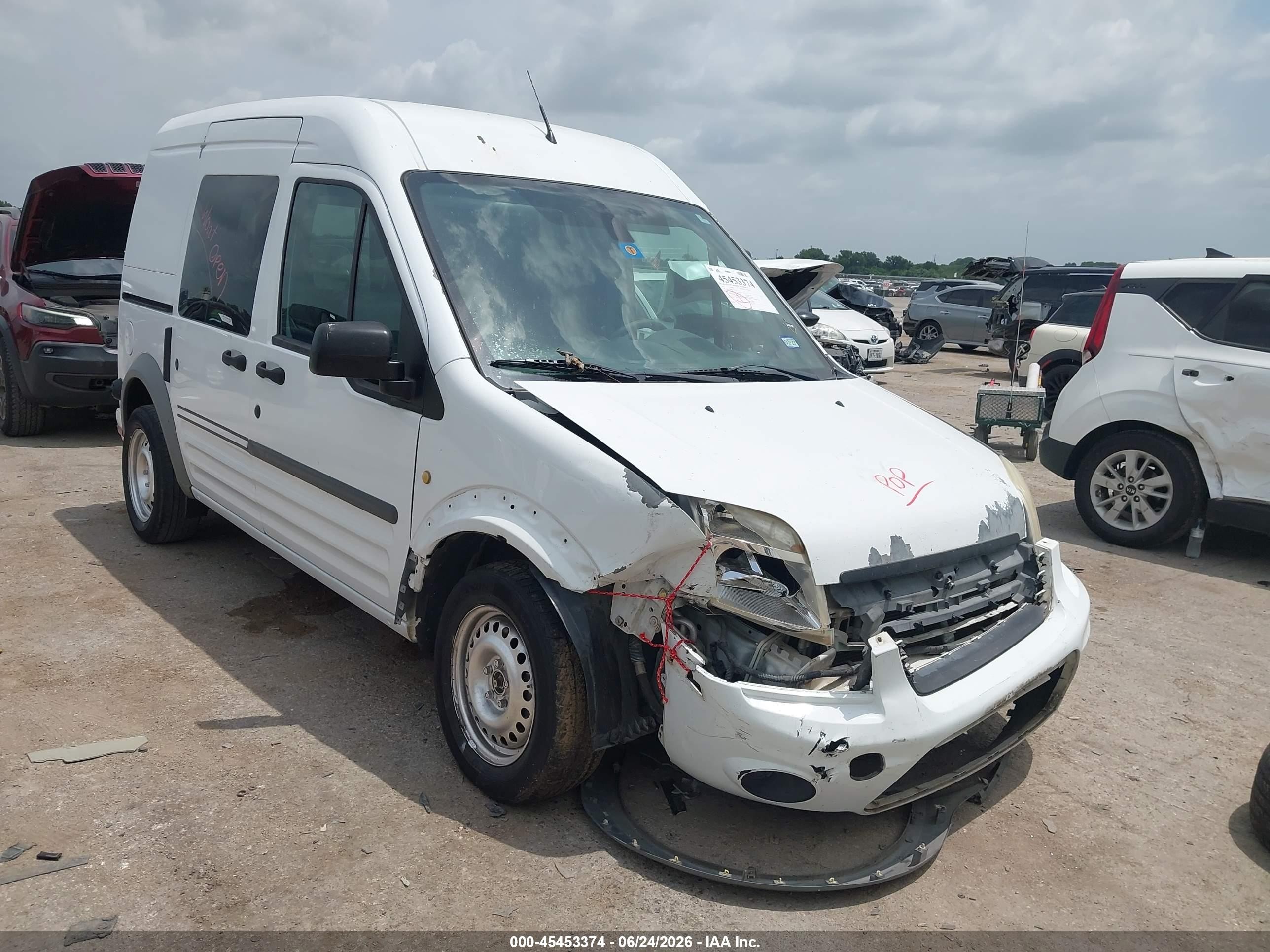 2013 Ford Transit Connect Xlt White vin: NM0LS7DN2DT162266