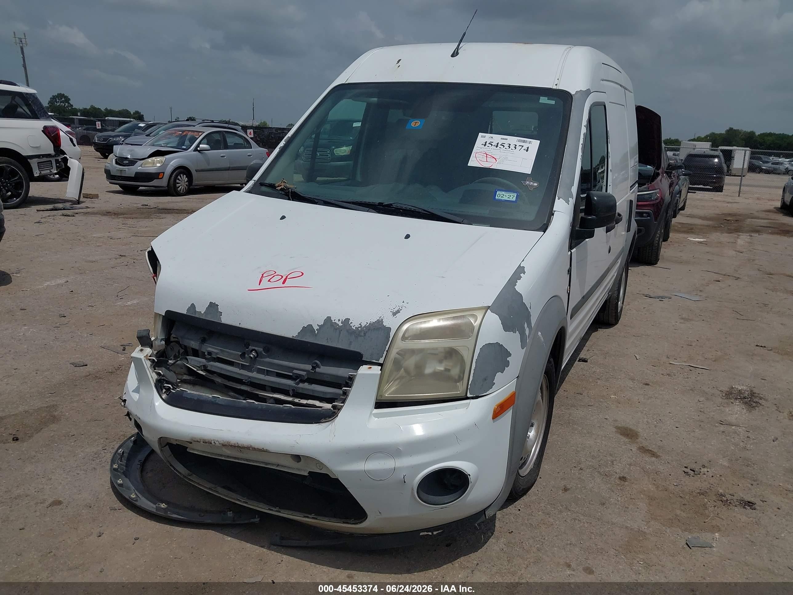2013 Ford Transit Connect Xlt White vin: NM0LS7DN2DT162266