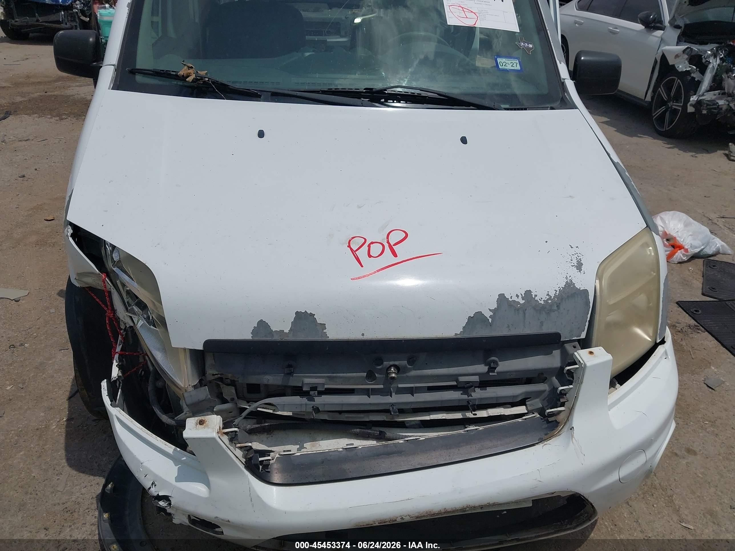 2013 Ford Transit Connect Xlt White vin: NM0LS7DN2DT162266