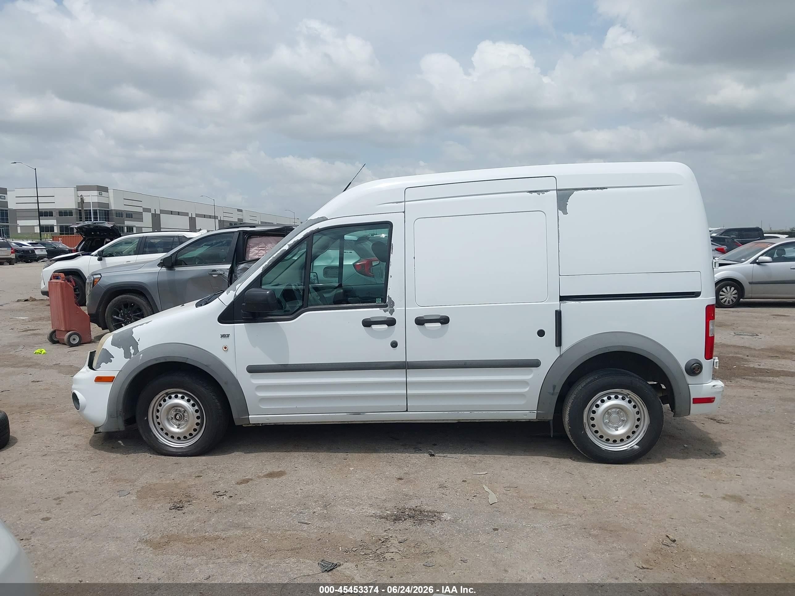 2013 Ford Transit Connect Xlt White vin: NM0LS7DN2DT162266