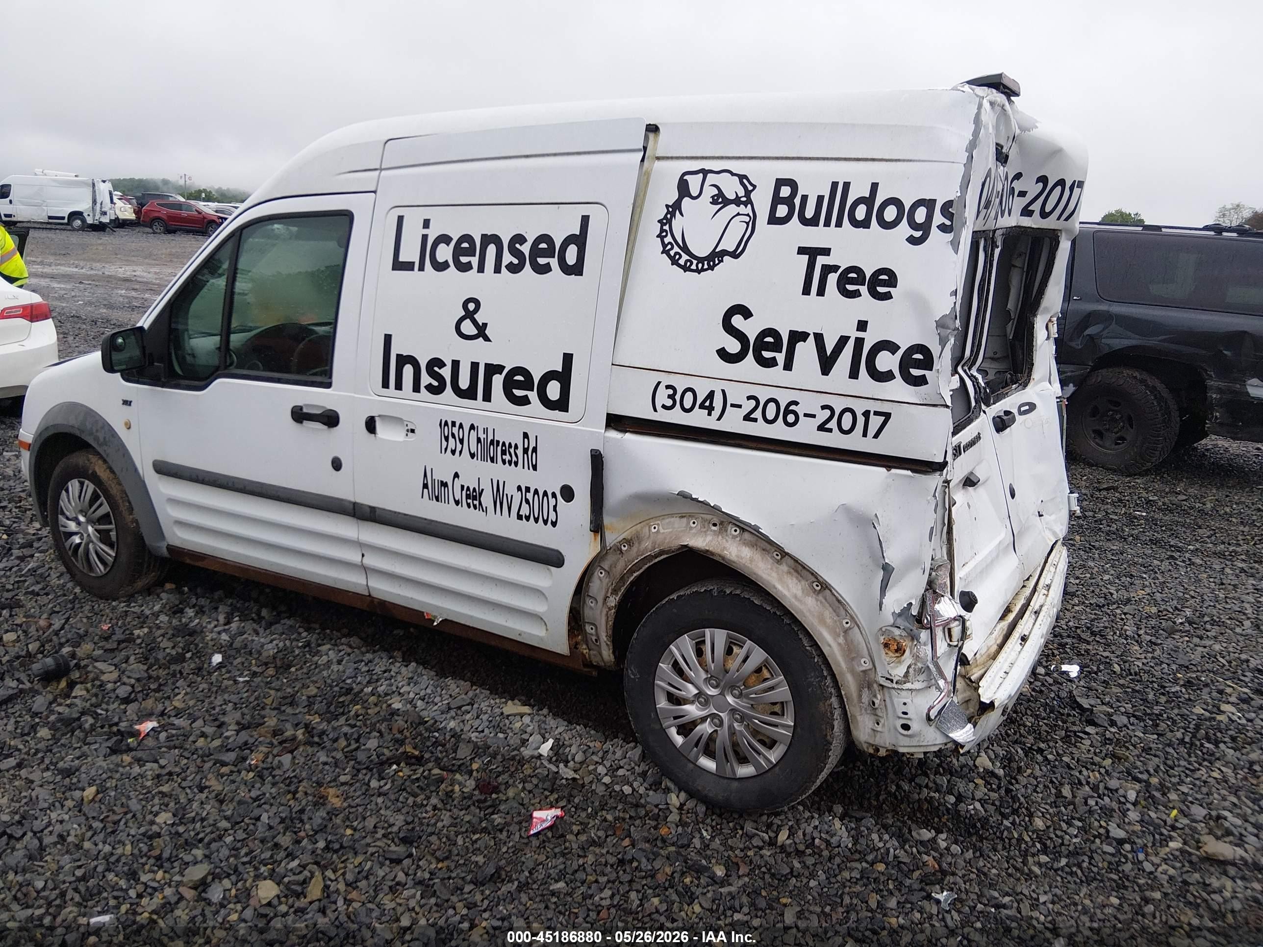 2010 Ford Transit Connect Xlt White vin: NM0LS7DN3AT028295