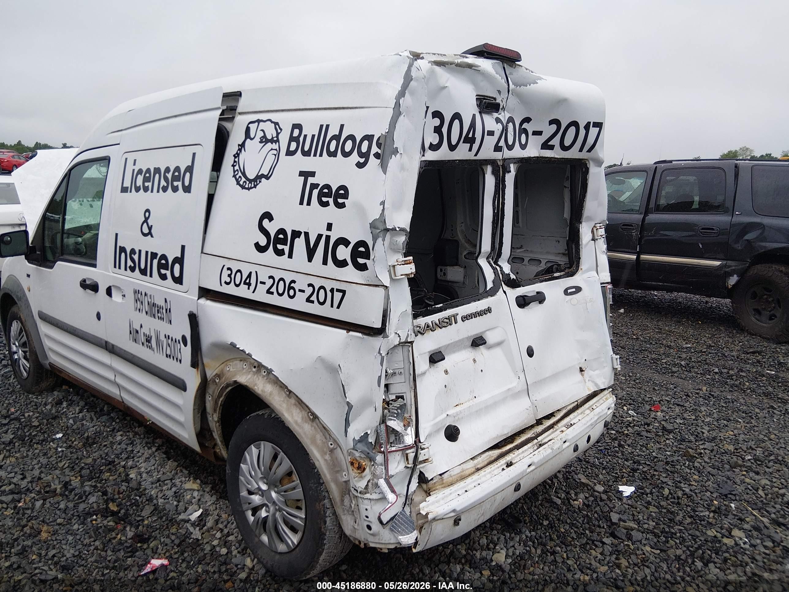 2010 Ford Transit Connect Xlt White vin: NM0LS7DN3AT028295