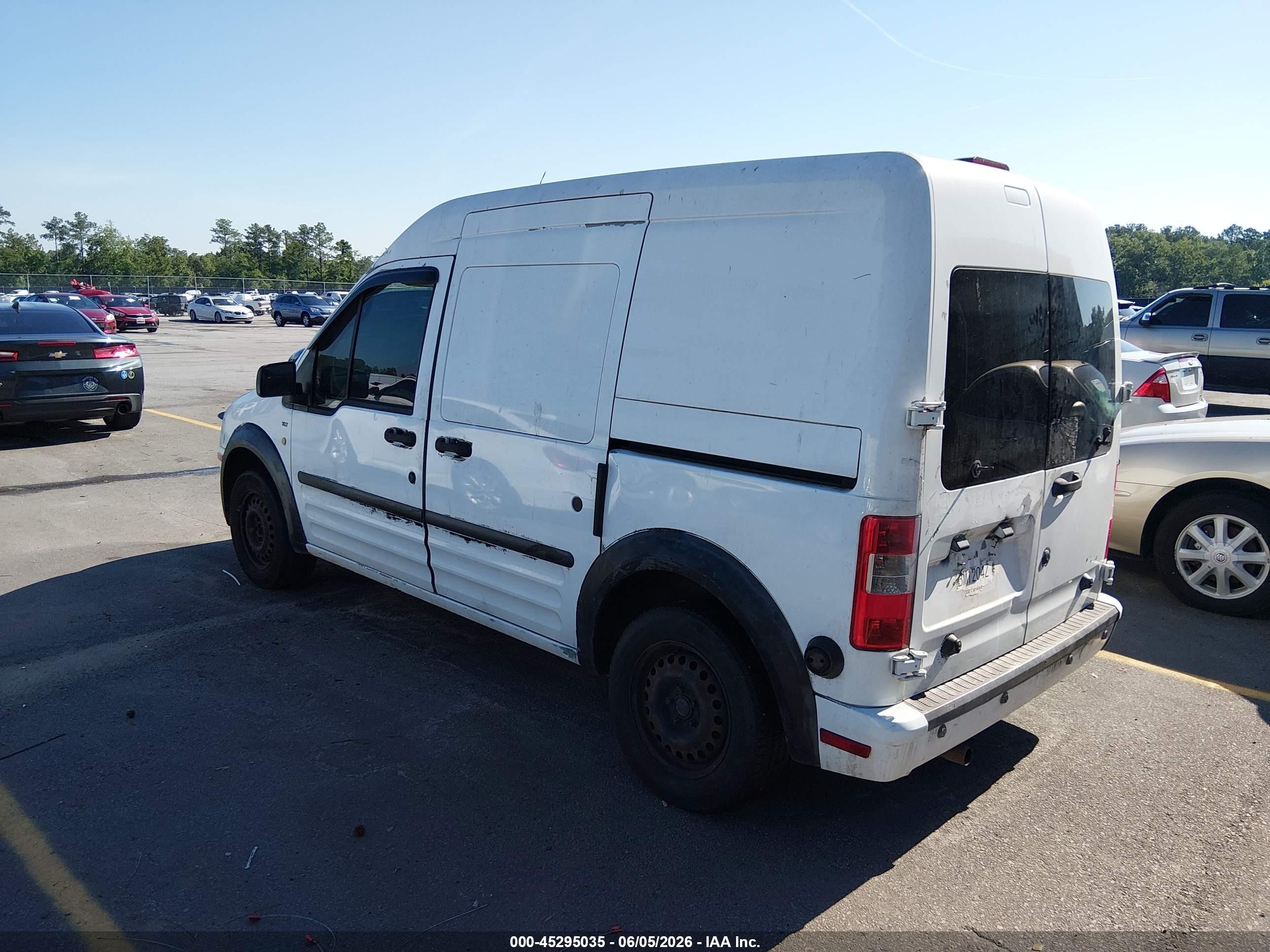 2012 Ford Transit Connect Xlt White vin: NM0LS7DN3CT122681