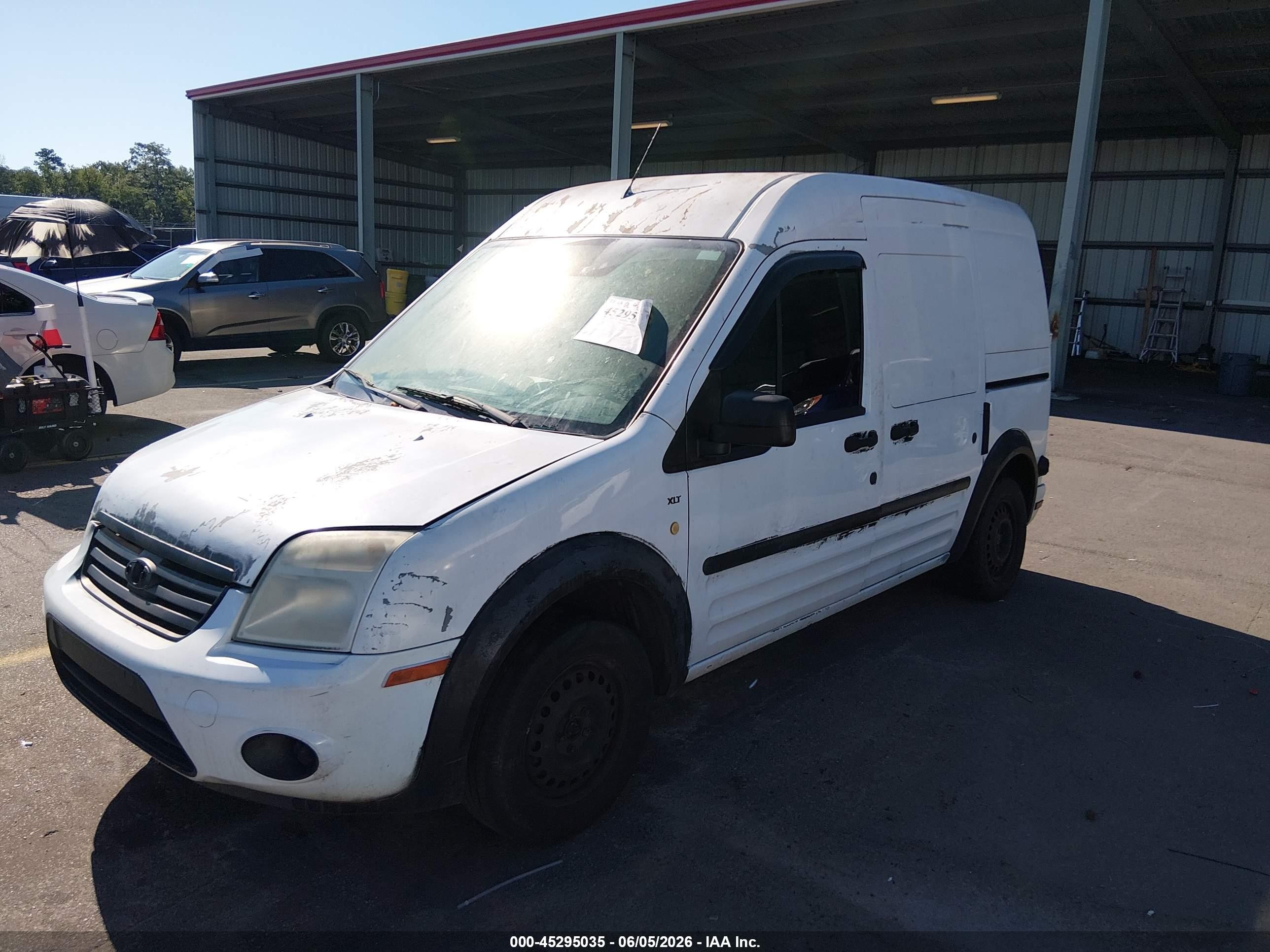 2012 Ford Transit Connect Xlt White vin: NM0LS7DN3CT122681