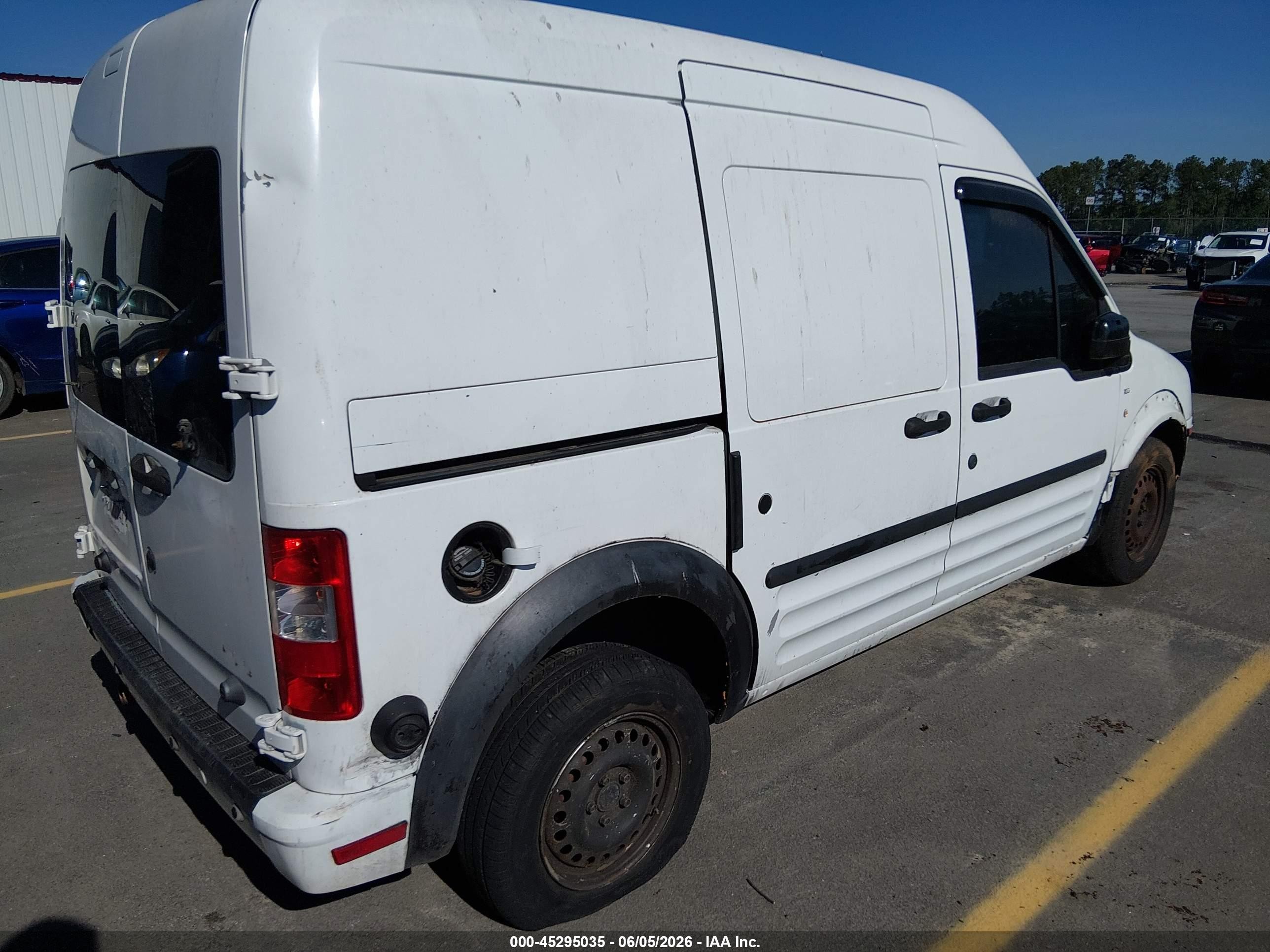 2012 Ford Transit Connect Xlt White vin: NM0LS7DN3CT122681