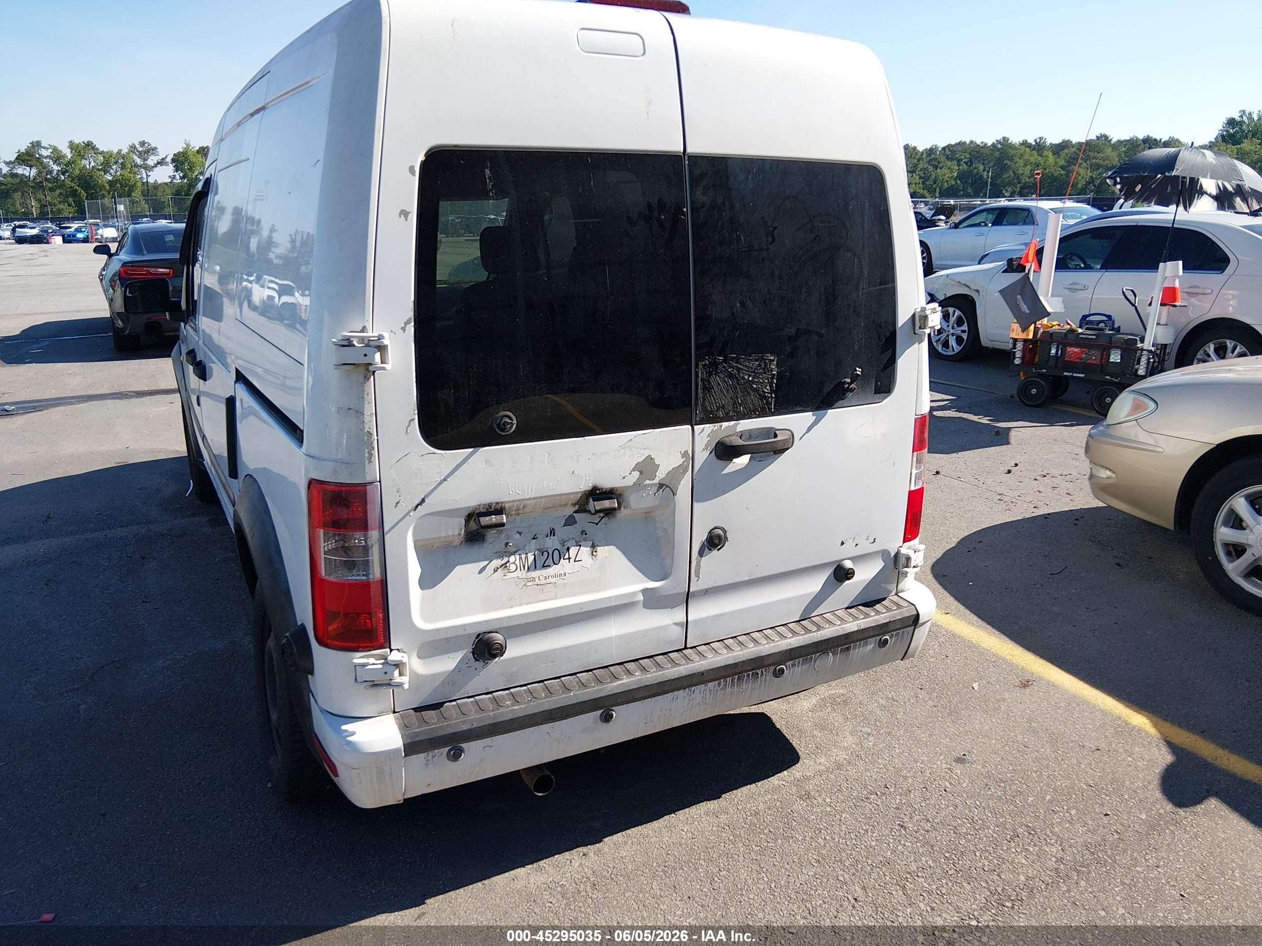 2012 Ford Transit Connect Xlt White vin: NM0LS7DN3CT122681