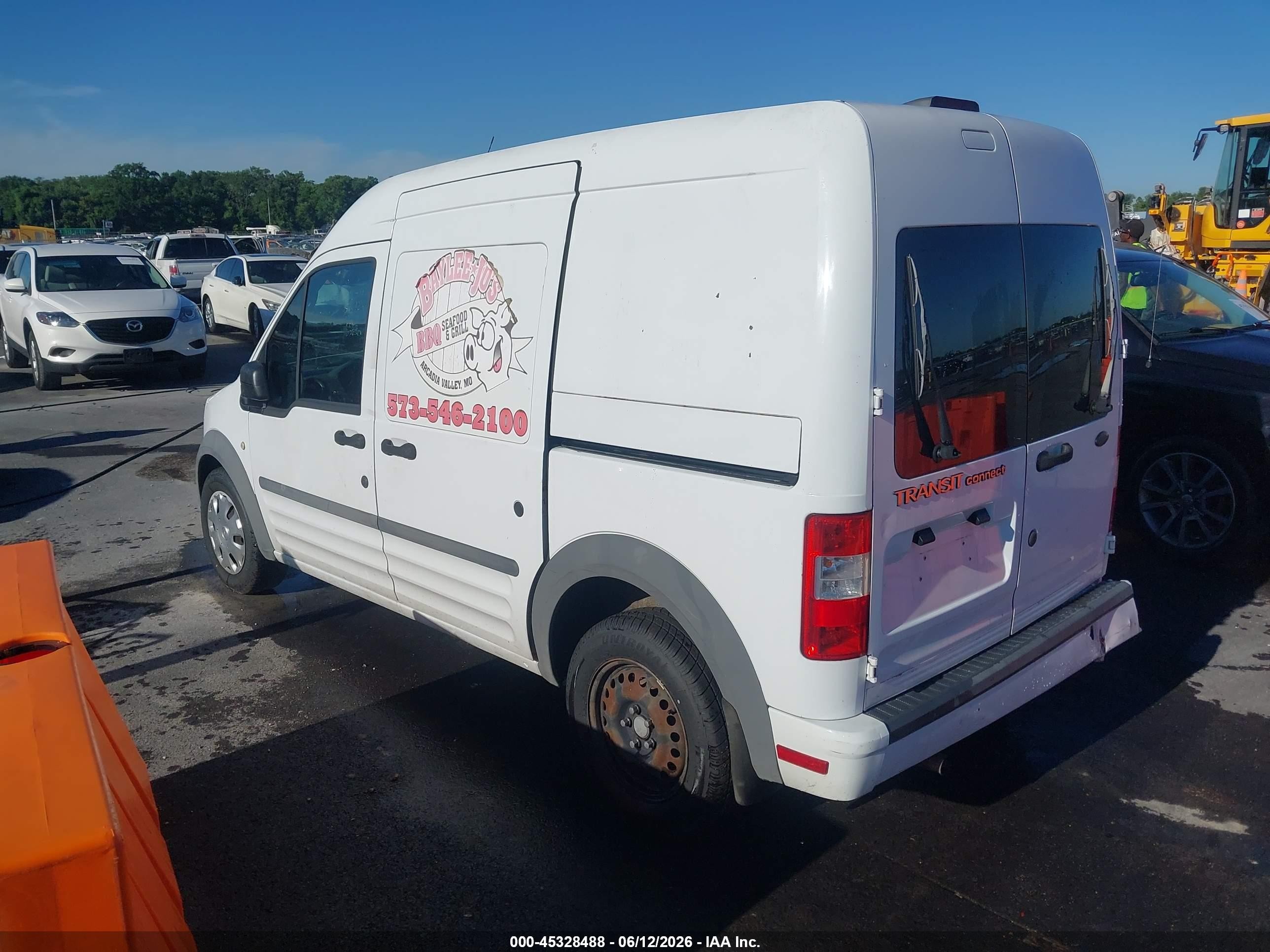 2010 Ford Transit Connect Xlt White vin: NM0LS7DN4AT027785