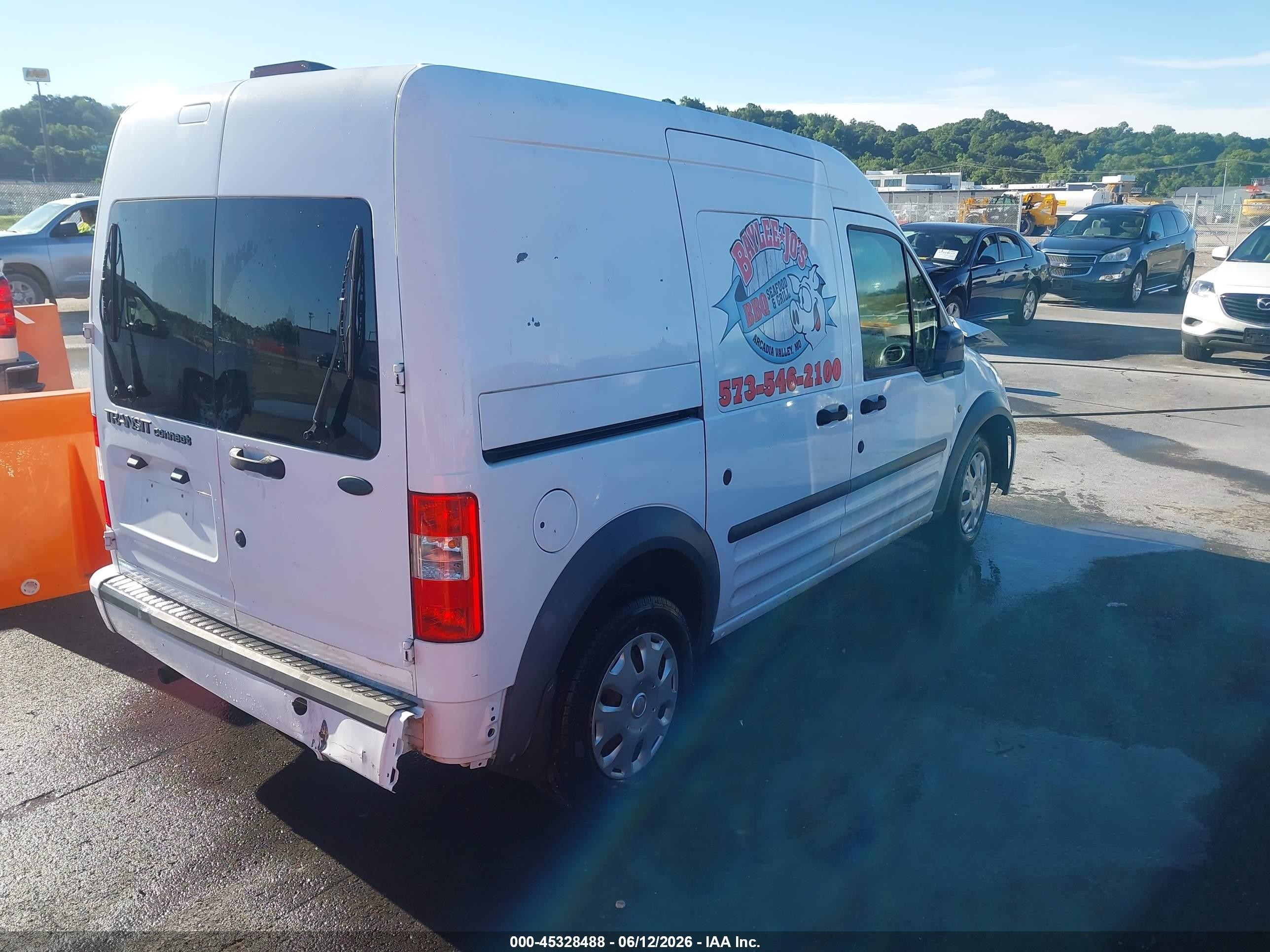 2010 Ford Transit Connect Xlt White vin: NM0LS7DN4AT027785