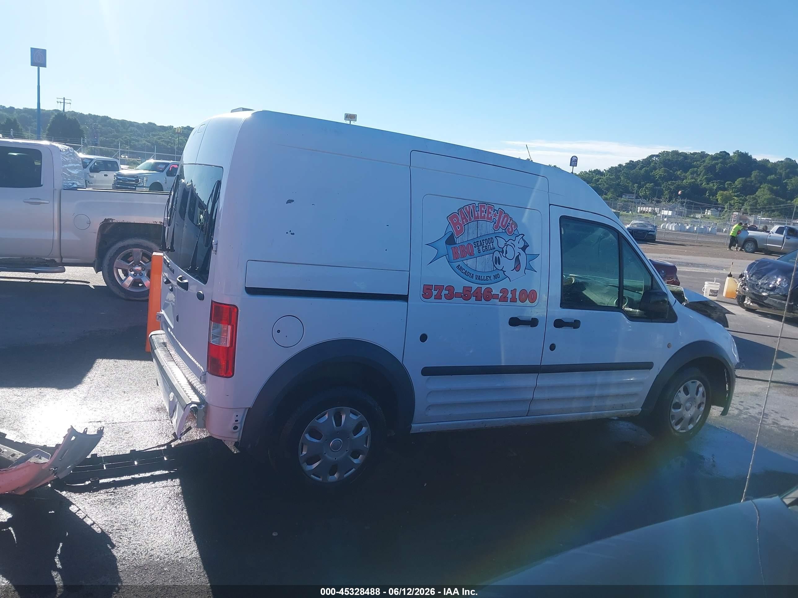 2010 Ford Transit Connect Xlt White vin: NM0LS7DN4AT027785