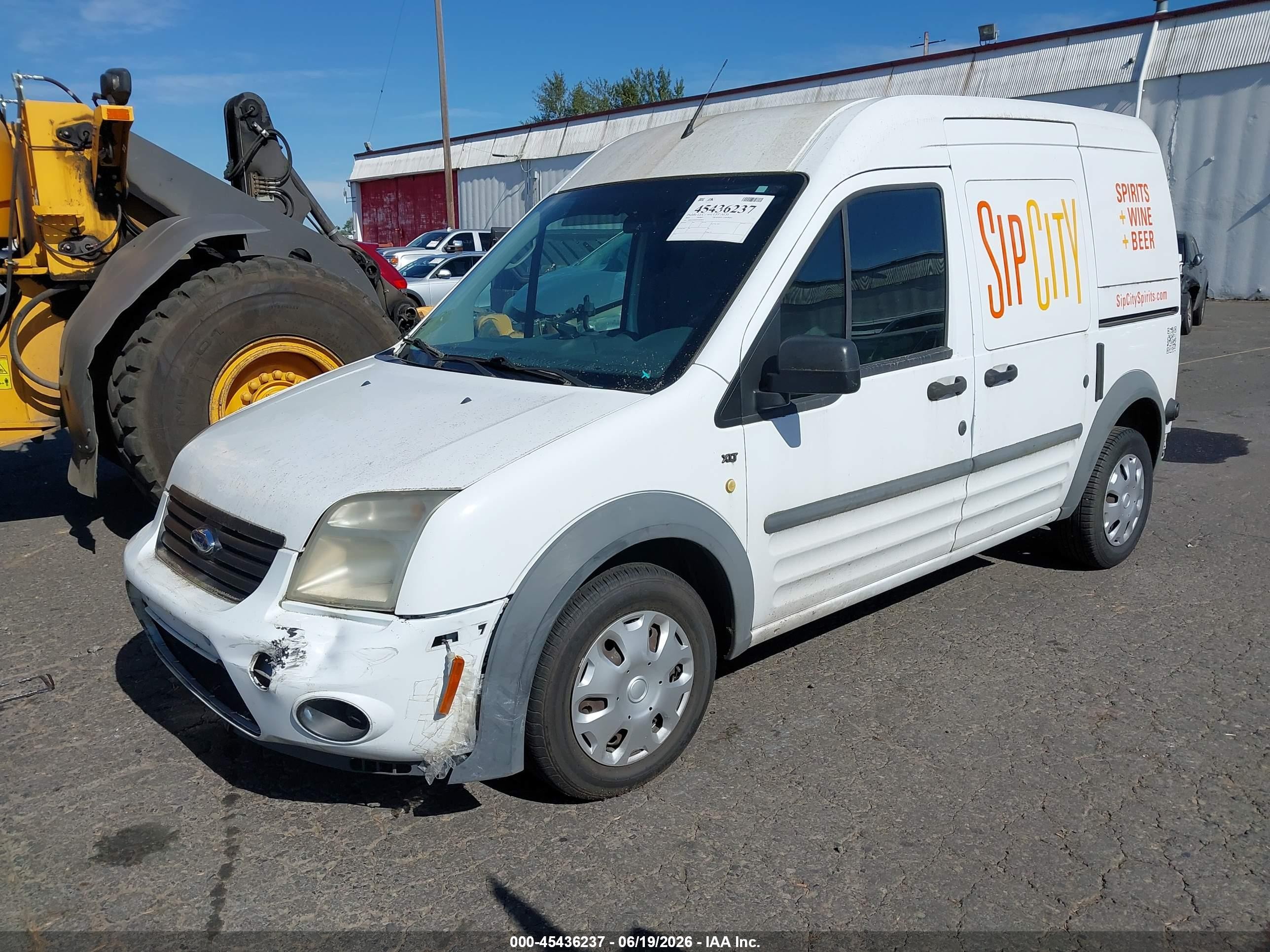2010 Ford Transit Connect Xlt Белый vin: NM0LS7DN4AT034655