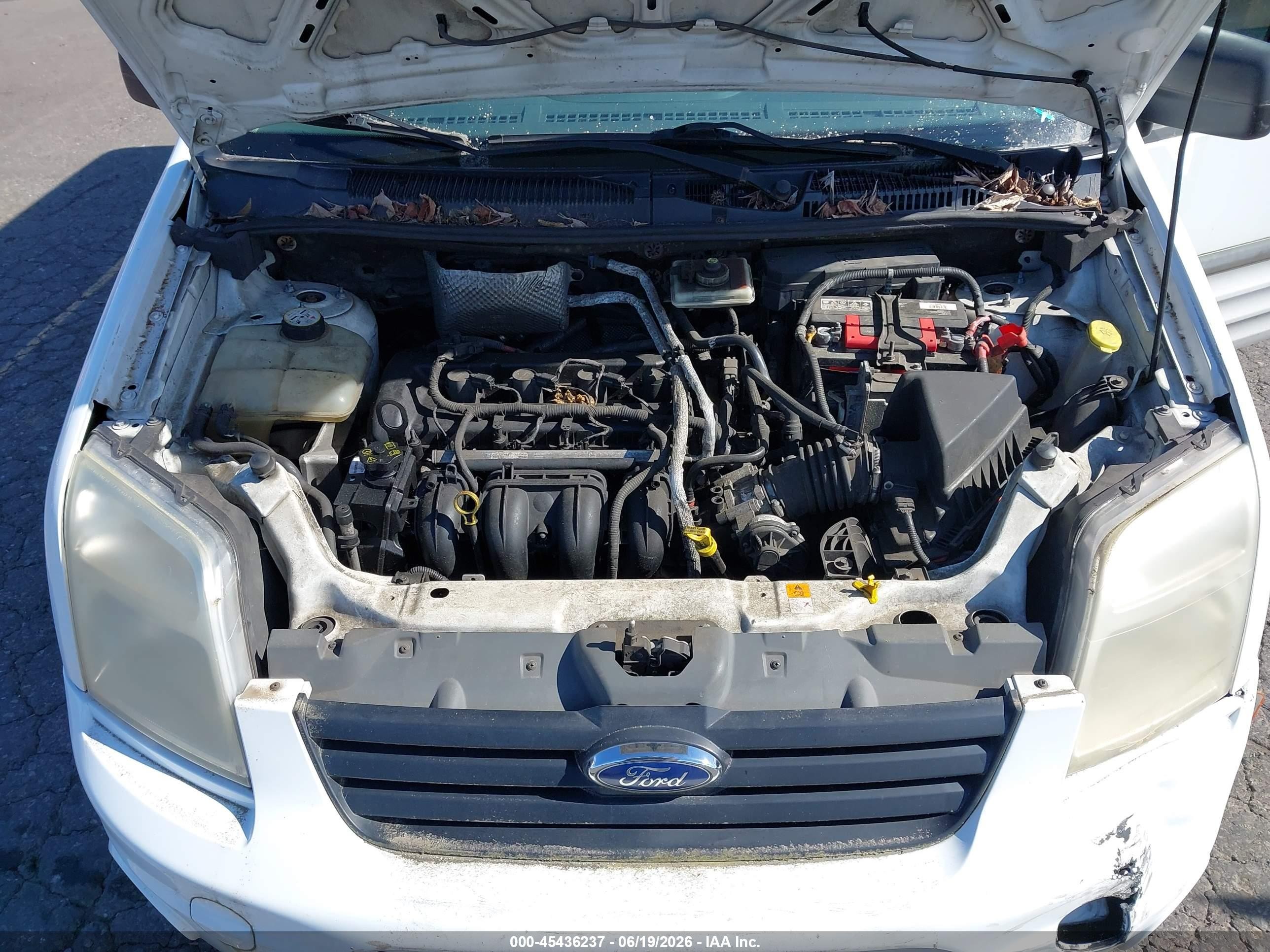 2010 Ford Transit Connect Xlt Белый vin: NM0LS7DN4AT034655