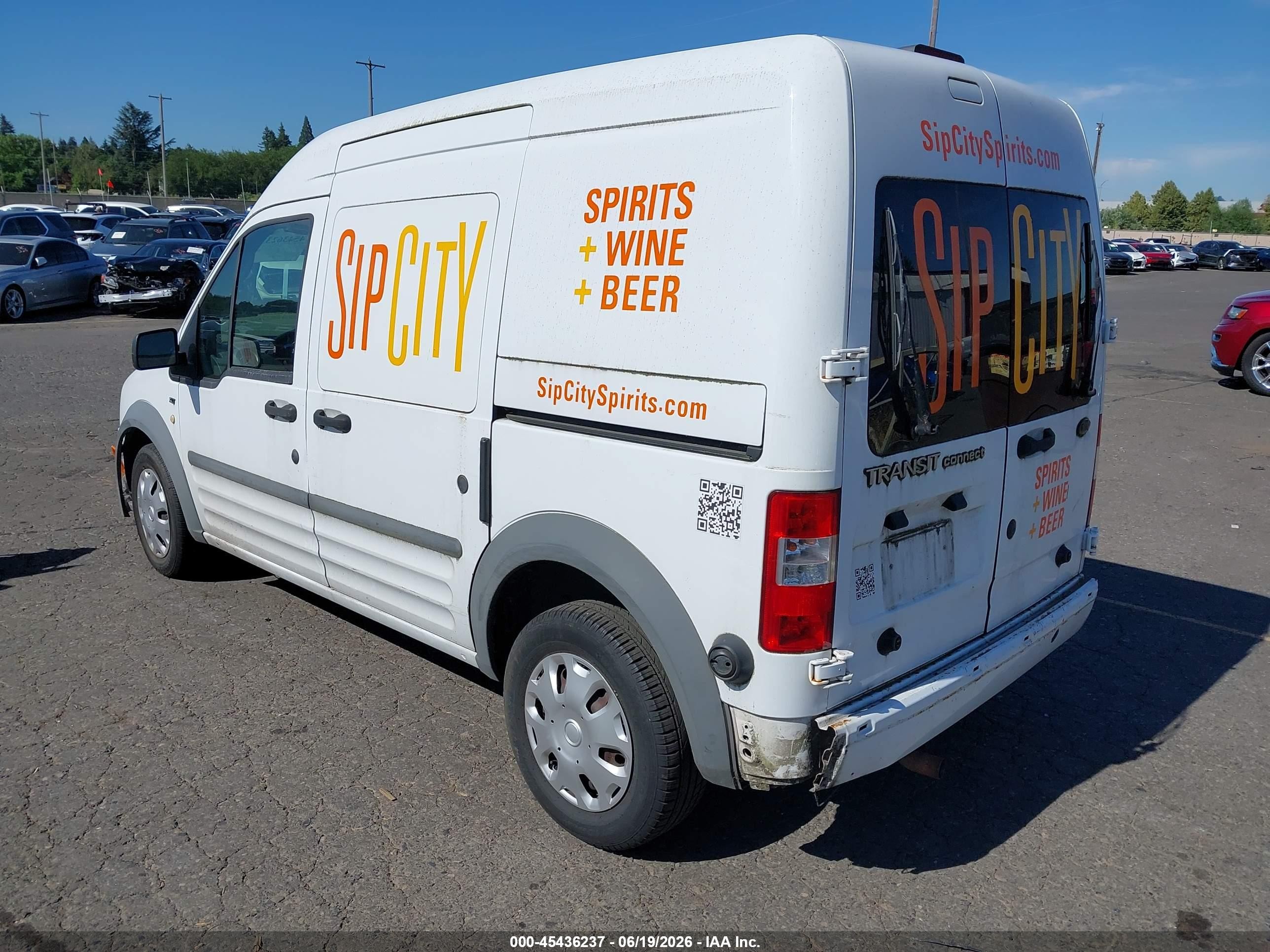 2010 Ford Transit Connect Xlt Белый vin: NM0LS7DN4AT034655