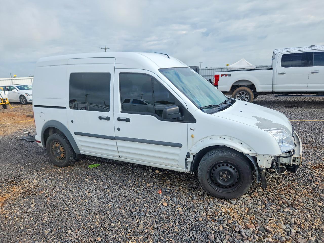 2012 Ford Transit Connect Xlt White vin: NM0LS7DN4CT080456