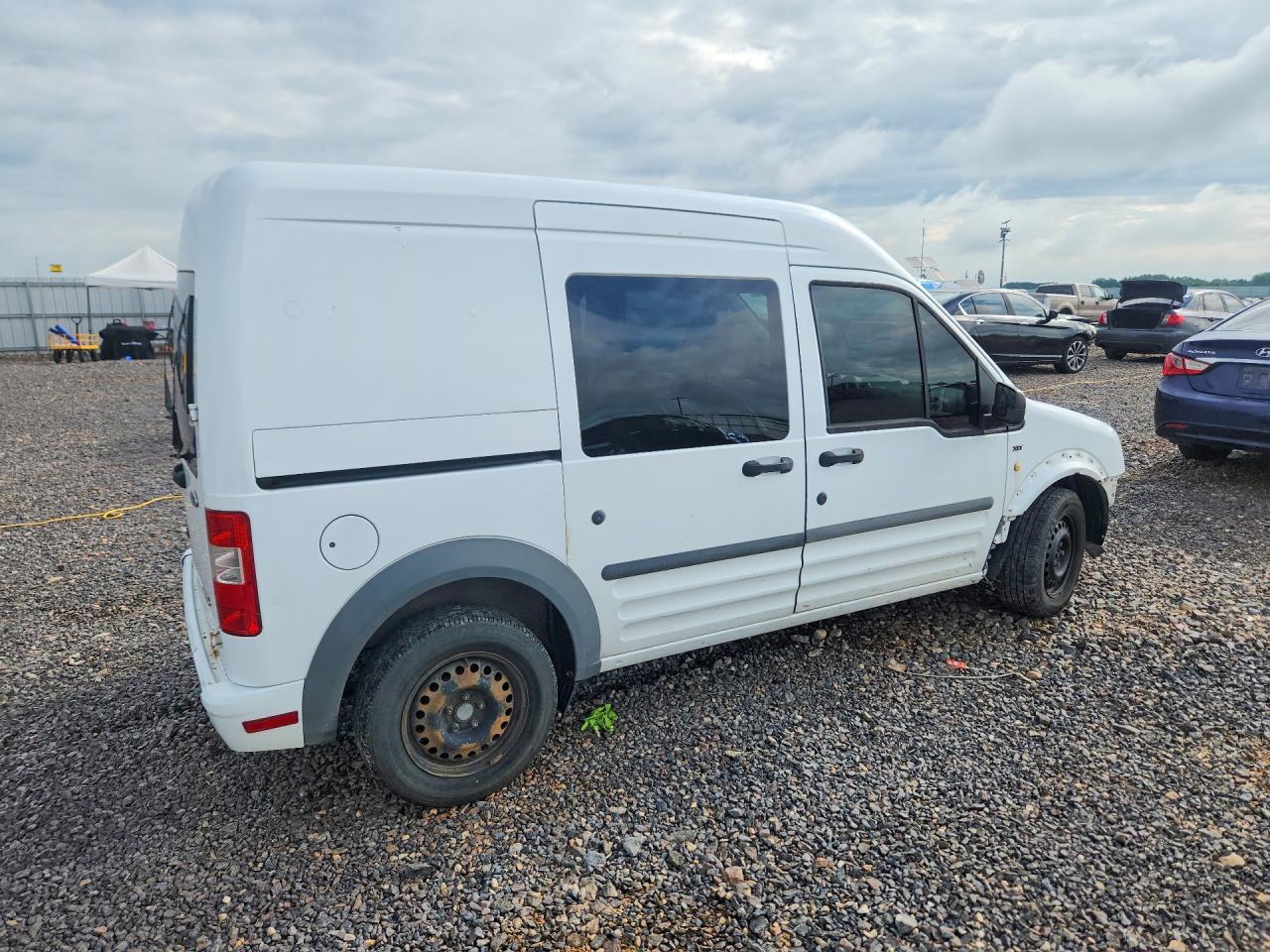 2012 Ford Transit Connect Xlt White vin: NM0LS7DN4CT080456