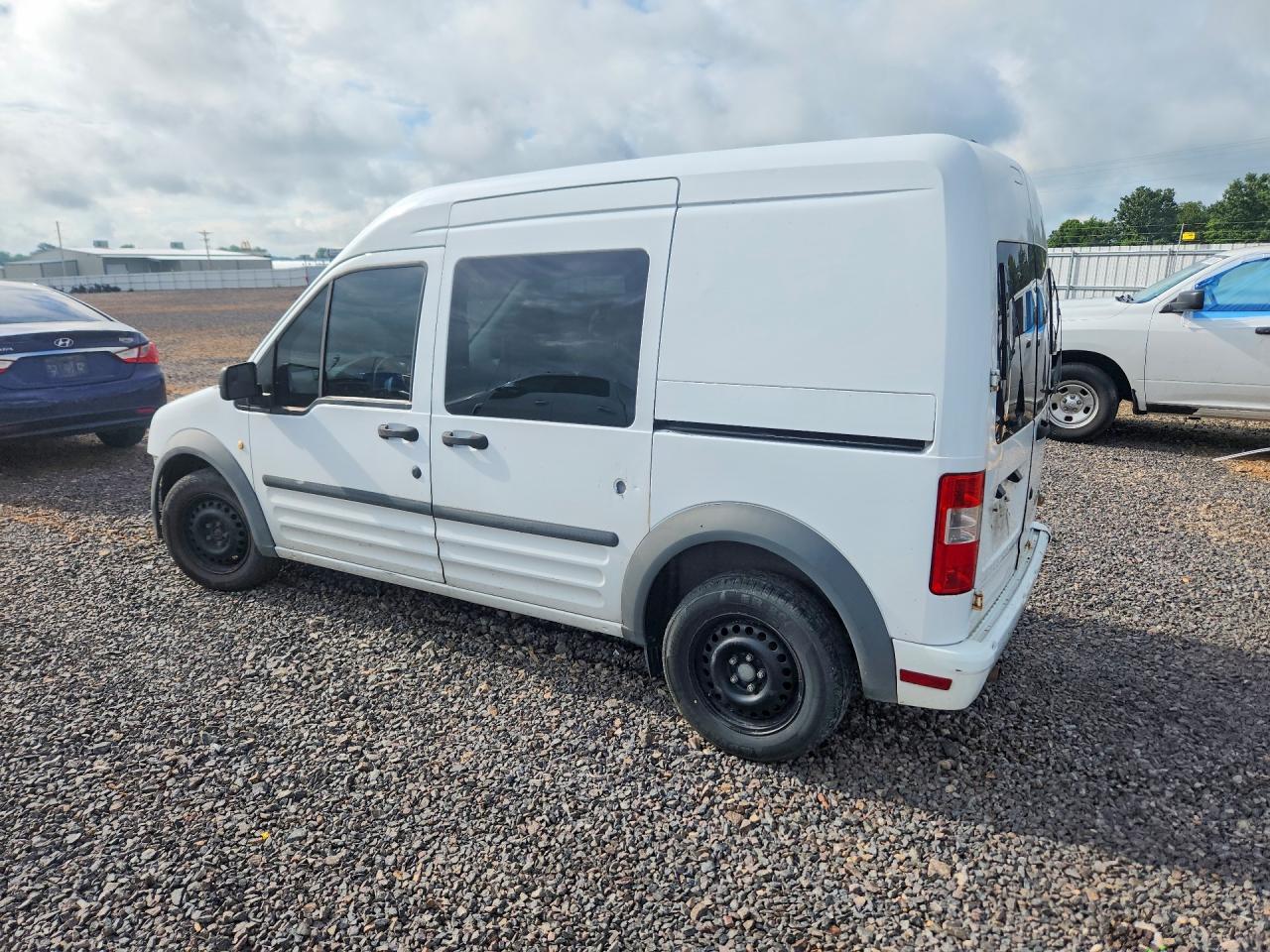2012 Ford Transit Connect Xlt White vin: NM0LS7DN4CT080456