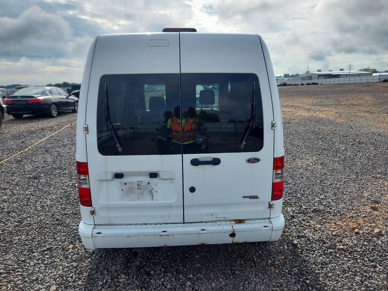2012 Ford Transit Connect Xlt White vin: NM0LS7DN4CT080456